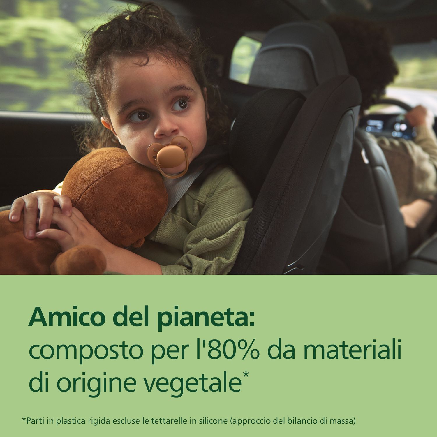 Succhietti ultra soft 18m+ pastello viola e marrone, a base vegetale - set da 2 ciucci - philips avent - Avent