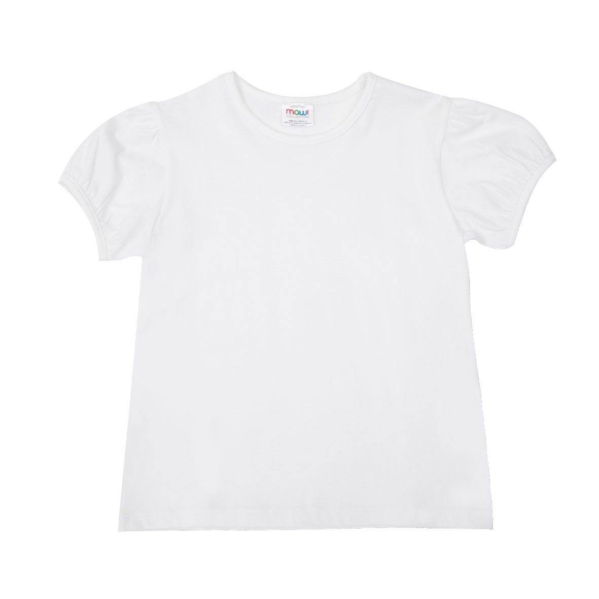 T-shirt basic bimba bianca - Mawi