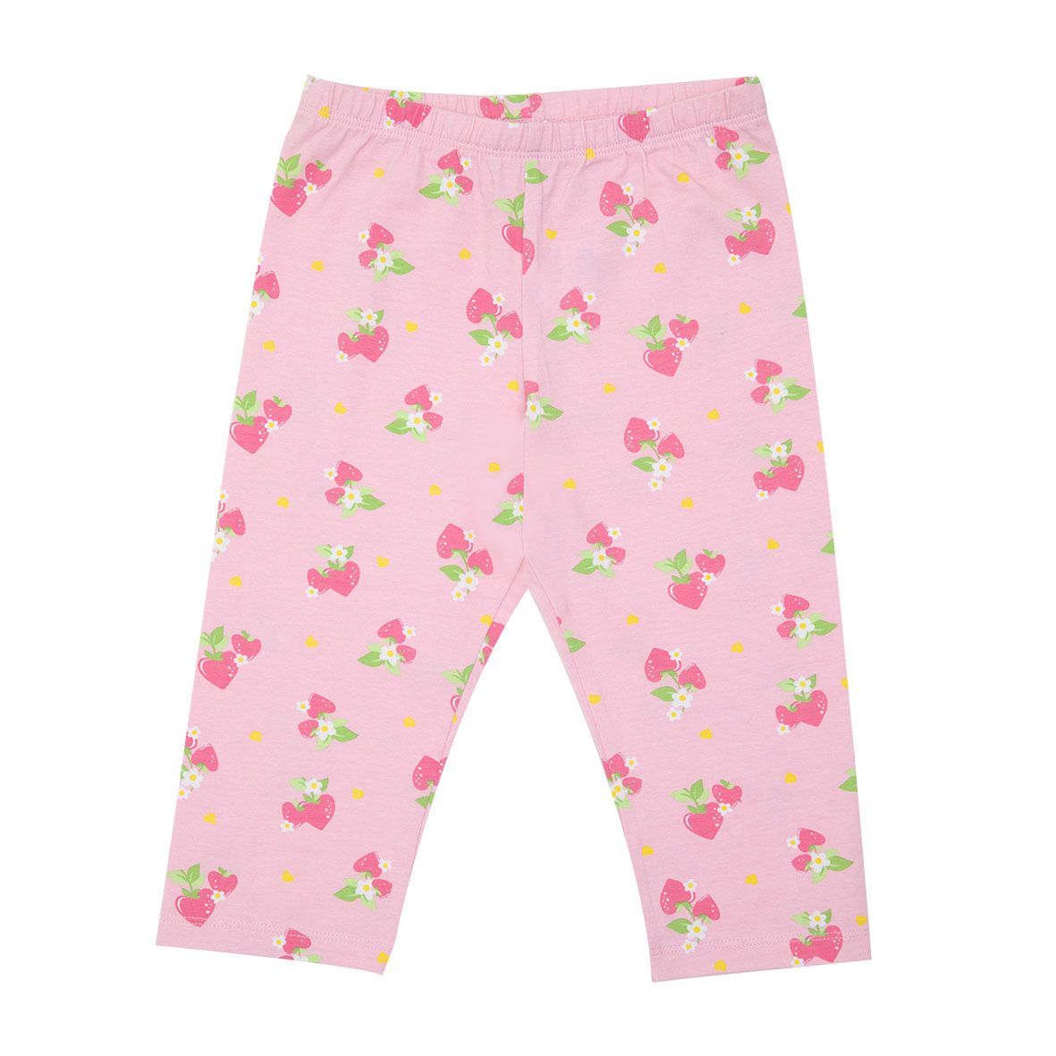 Legging stretch bimba rosa stampata - Mawi