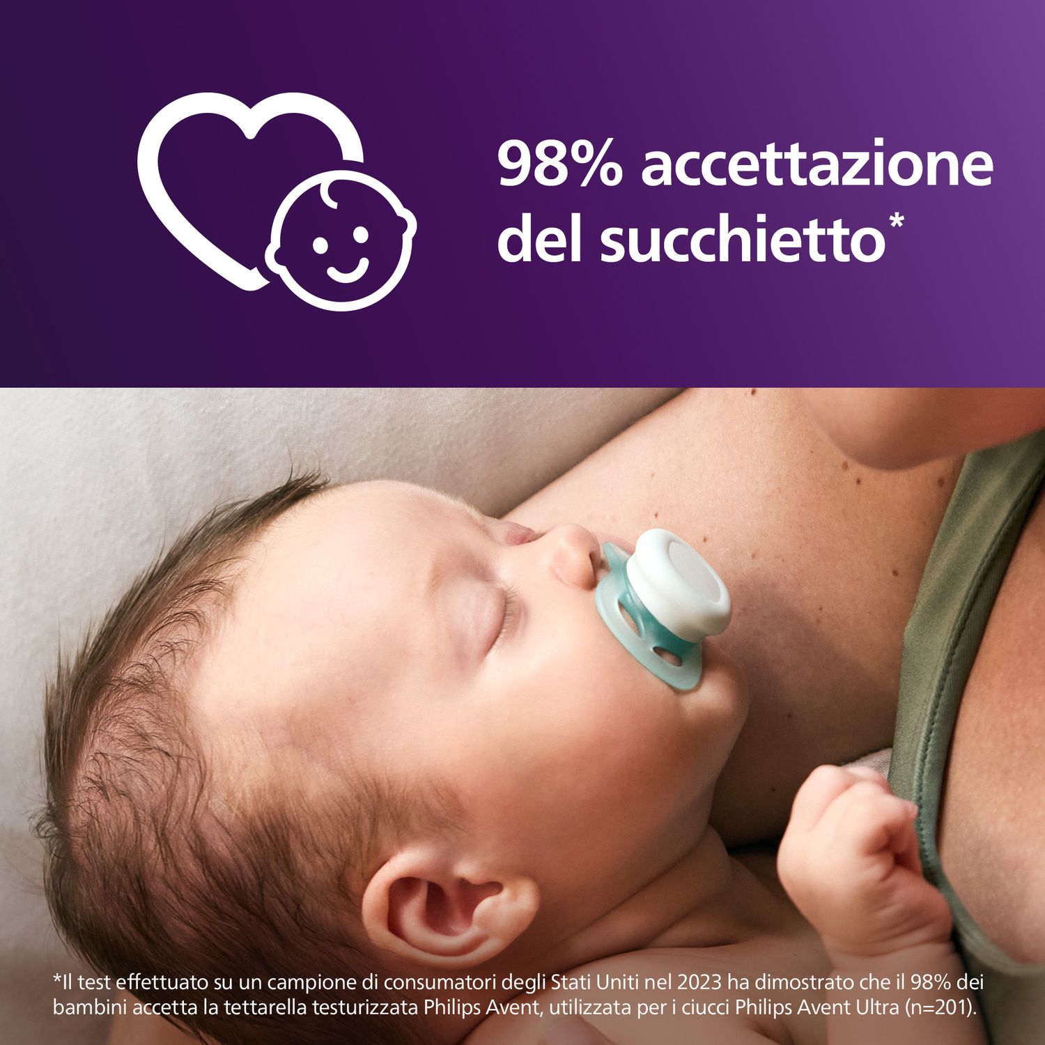 Succhietti ultra start 0-2m day pastello verde e blu , a base vegetale - set da 2 ciucci - philips avent - Avent