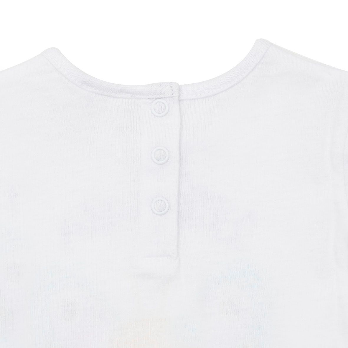 T-shirt jersey bimba bianca stampa "little sister" - Mawi