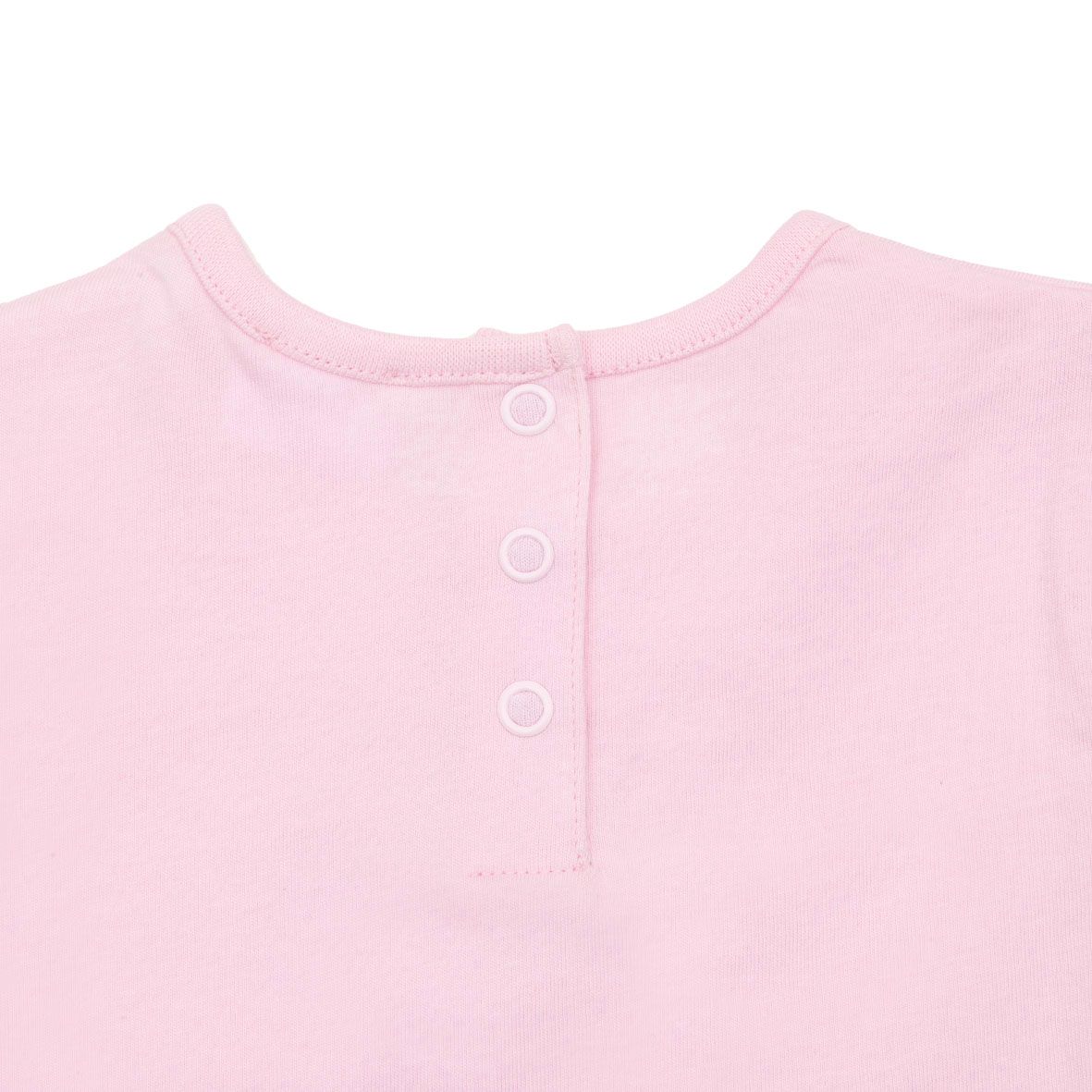 T-shirt jersey bimba rosa stampa "giraffa" - Mawi