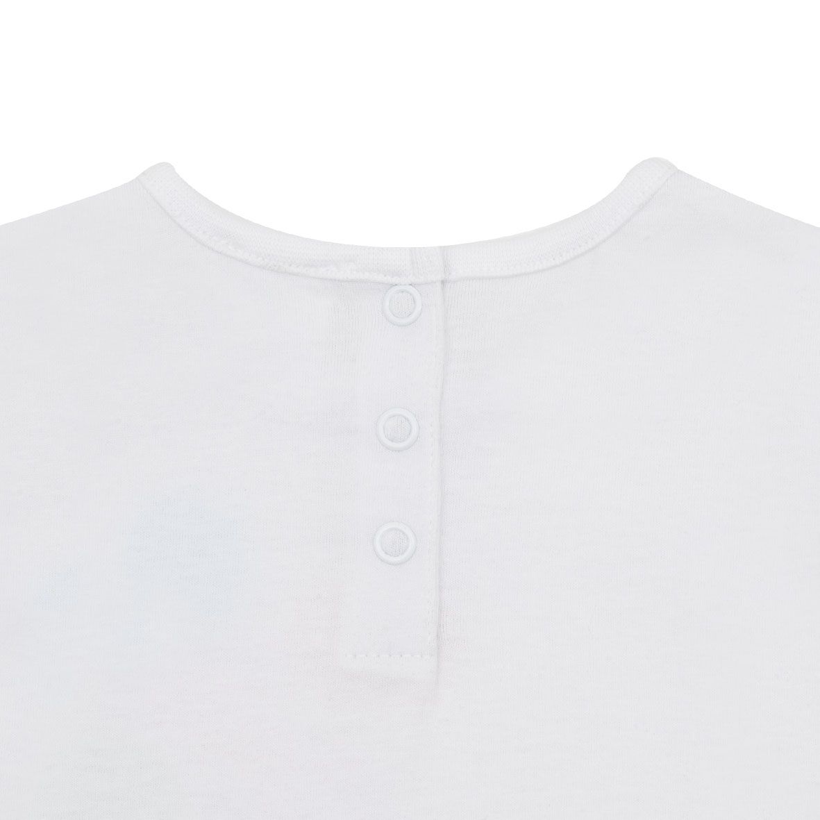 T-shirt jersey bimba bianca stampa ballerina - Mawi