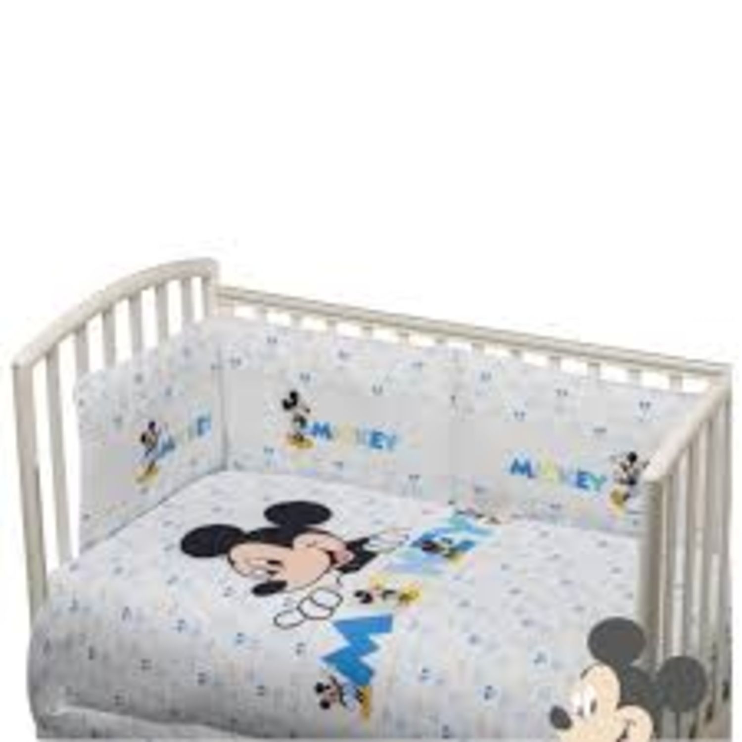 Completo trapunta lettino con paracolpi microfibra mickey mouse - disney - Disney