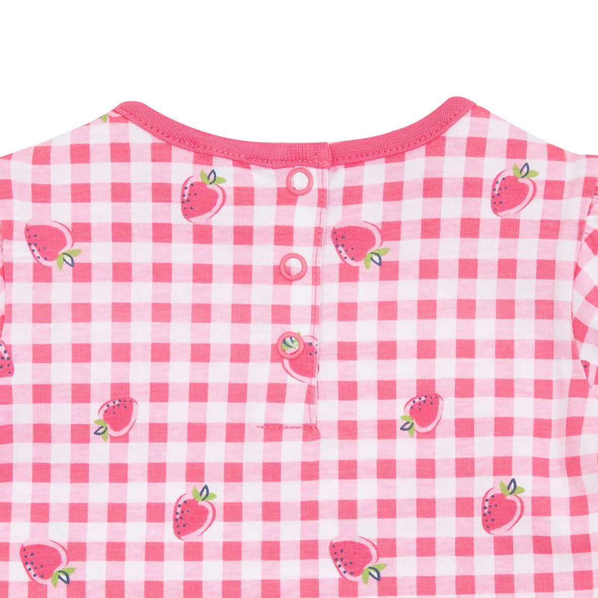 Abito jersey bimba rosa stampa fragoline - Mawi