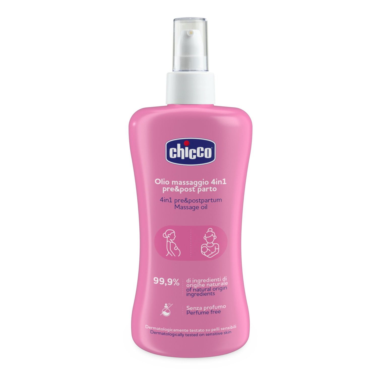 Olio massaggio 4in1 pre&amp;post parto - chicco - Chicco