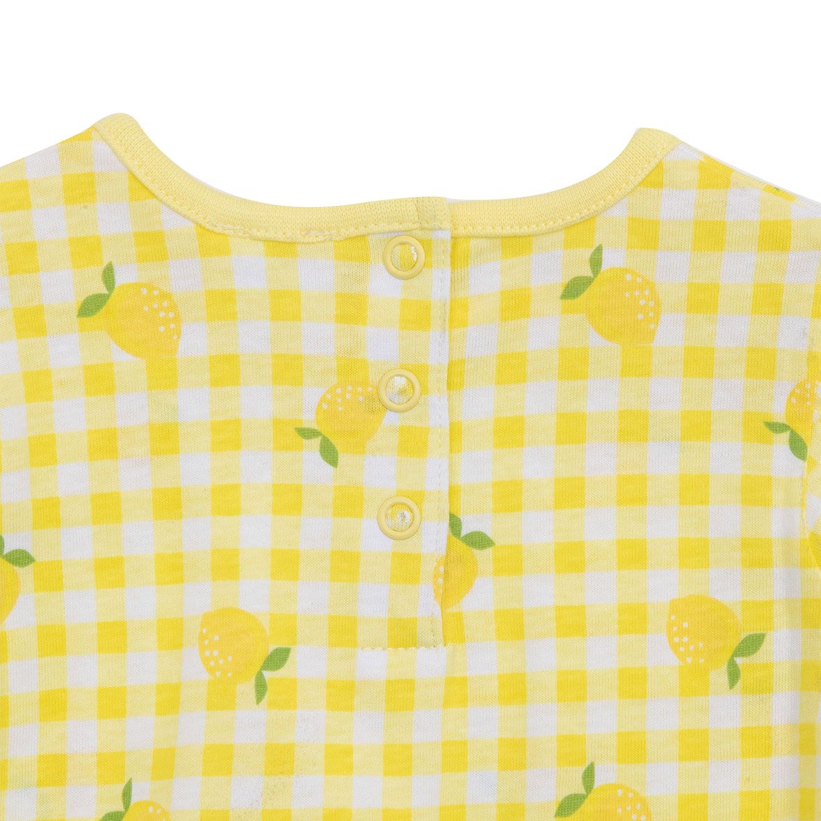 Abito jersey bimba giallo stampa limoni - Mawi