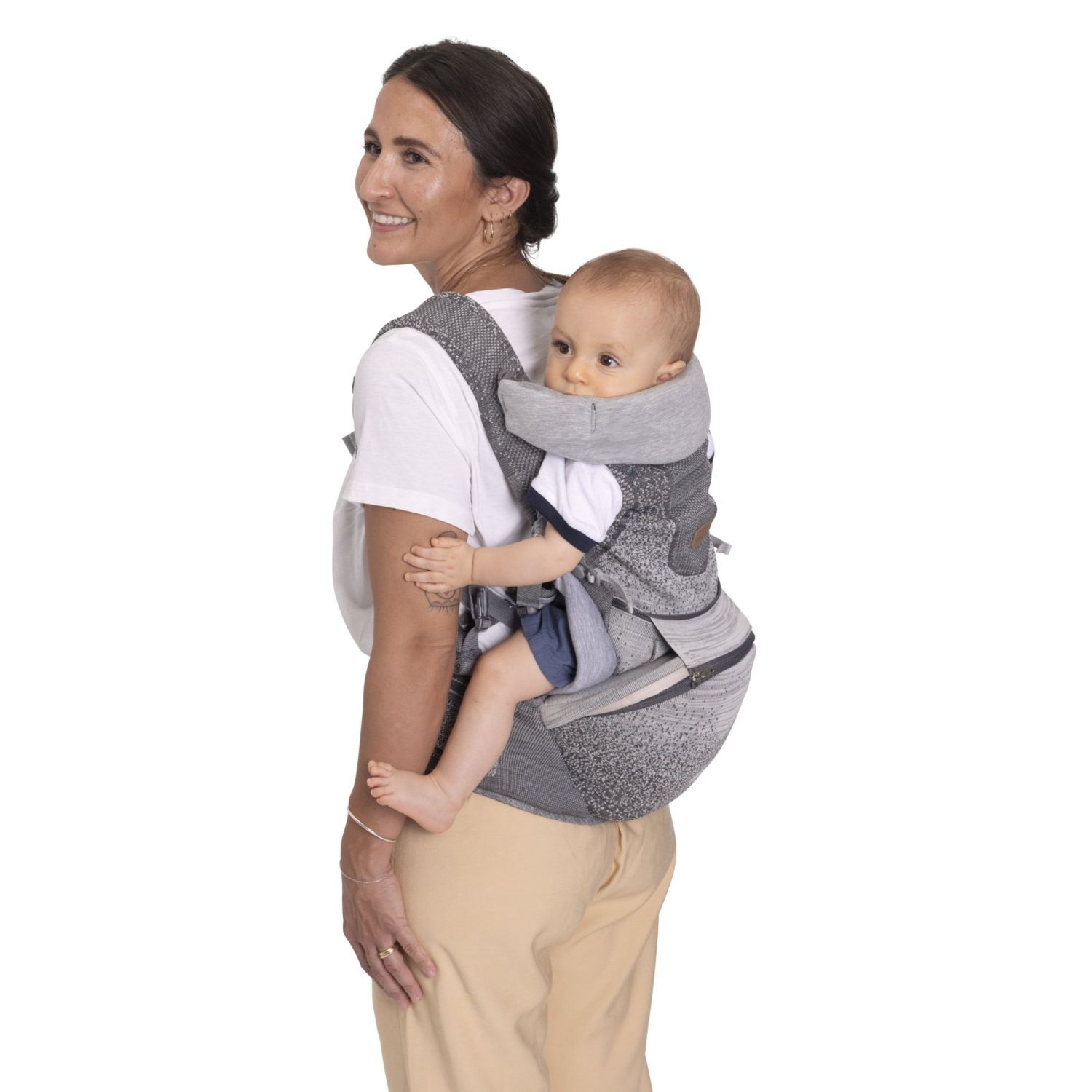 Marsupio airy hip fit carrier pebble - chicco - Chicco