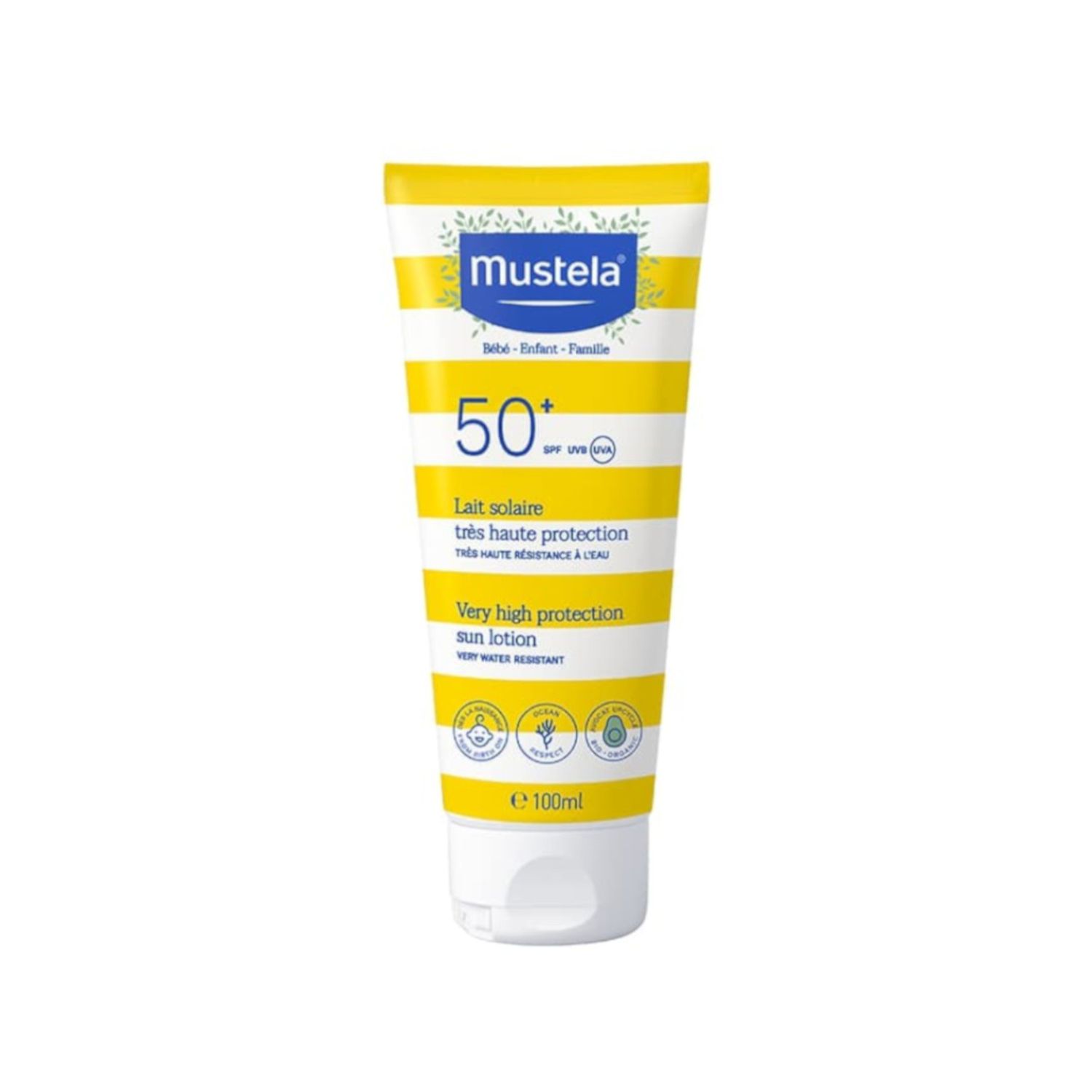 Latte solare protezione molto alta spf50+ 100ml - mustela - Mustela