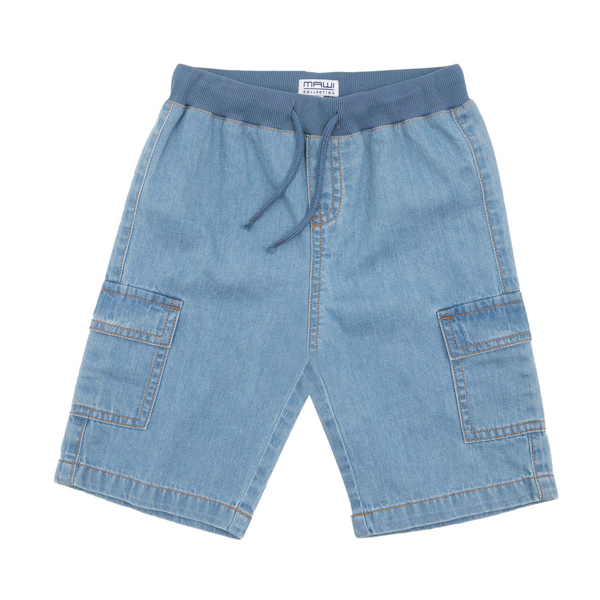 Pantaloncino denim bimbo con tasconi - Mawi