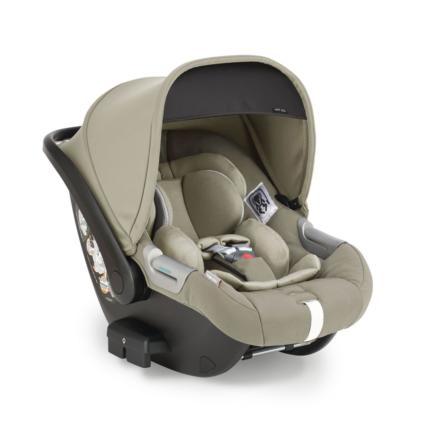 Electa system quattro - hangar beige con telaio bronze e seggiolino auto darwin infant - inglesina - Inglesina