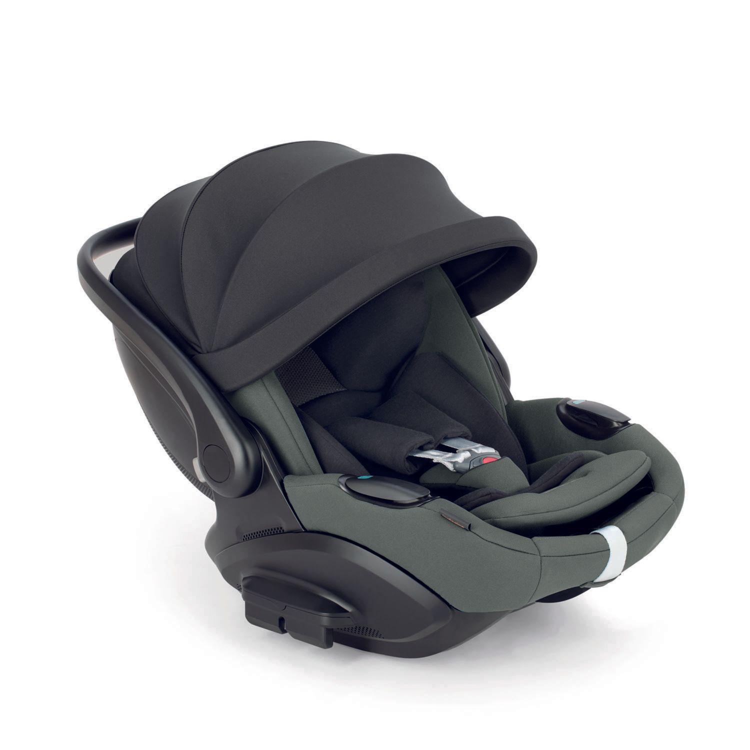 Aptica xt system quattro - taiga green con telaio black e seggiolino auto darwin infant recline evo - inglesina - Inglesina