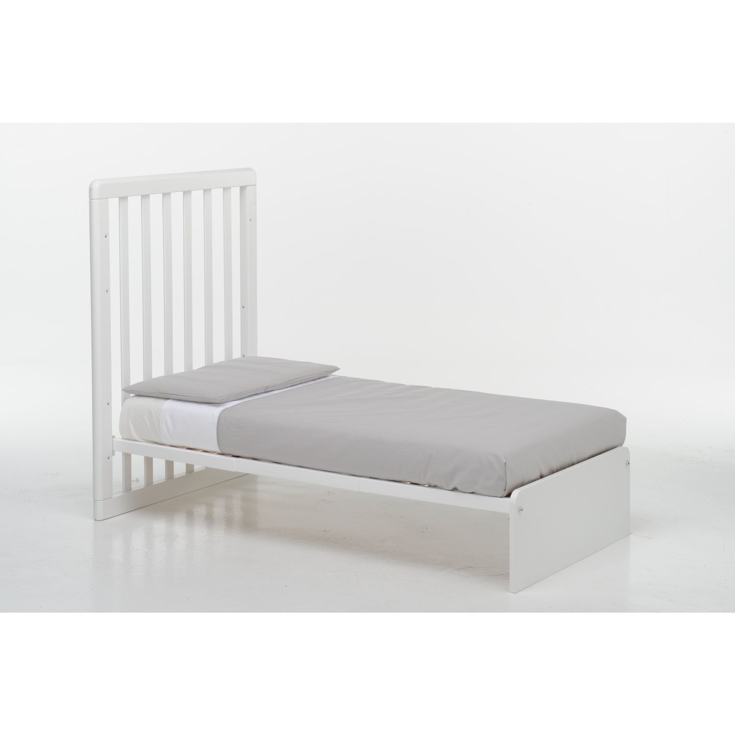 Lettino forever 8 in 1 bianco tessile grey - brevi - BREVI