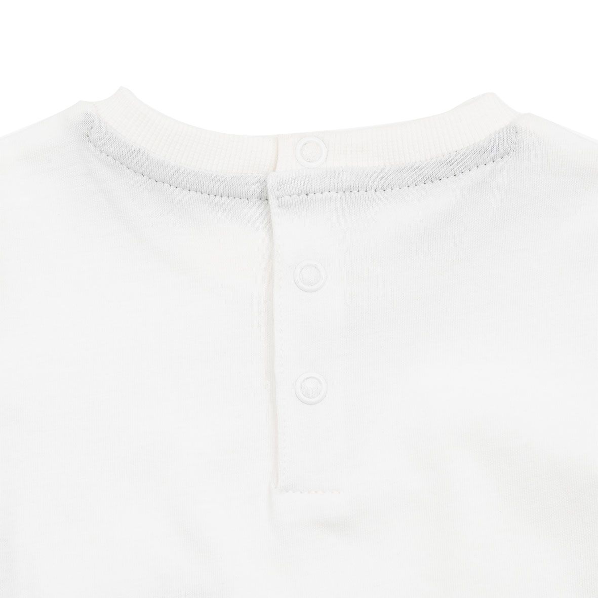 T-shirt jersey bimbo bianca stampa wild - Mawi