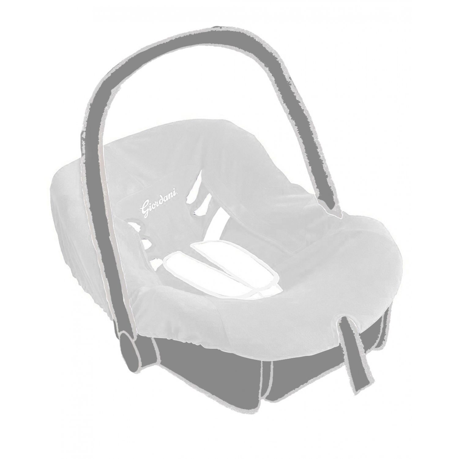 Copriseggiolino gruppo 0+ bianco - giordani - Giordani