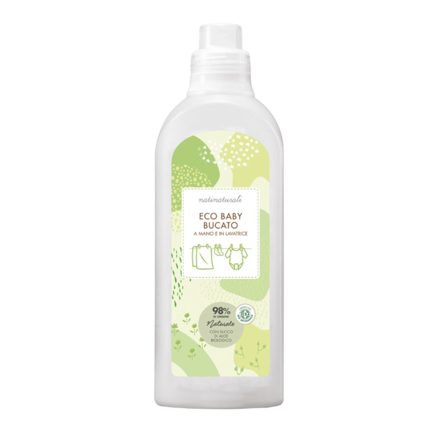 Ecobaby bucato 1000 ml a mano e in lavatrice - nati naturali - Nati Naturali