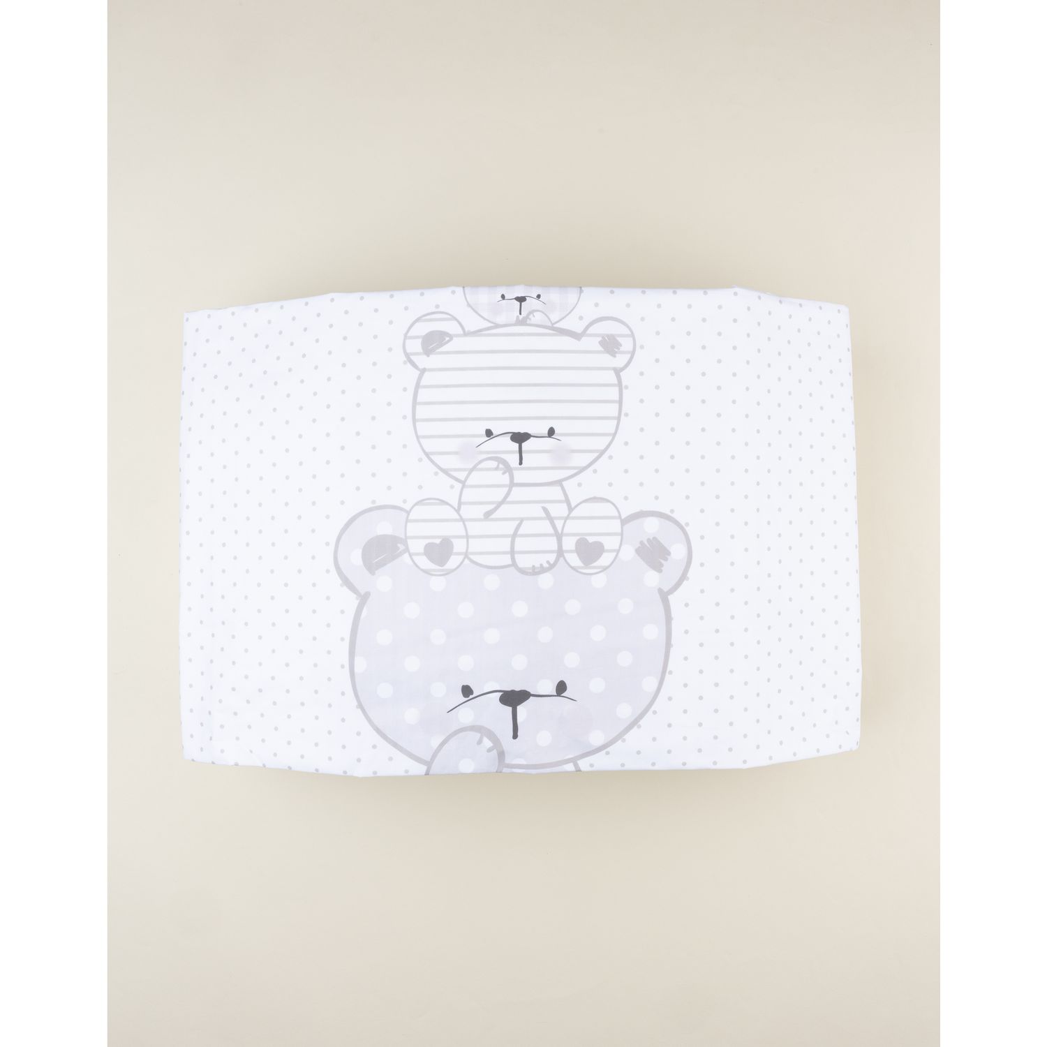 Set 4 pezzi coordinato naturale orsetto beige - Mawi