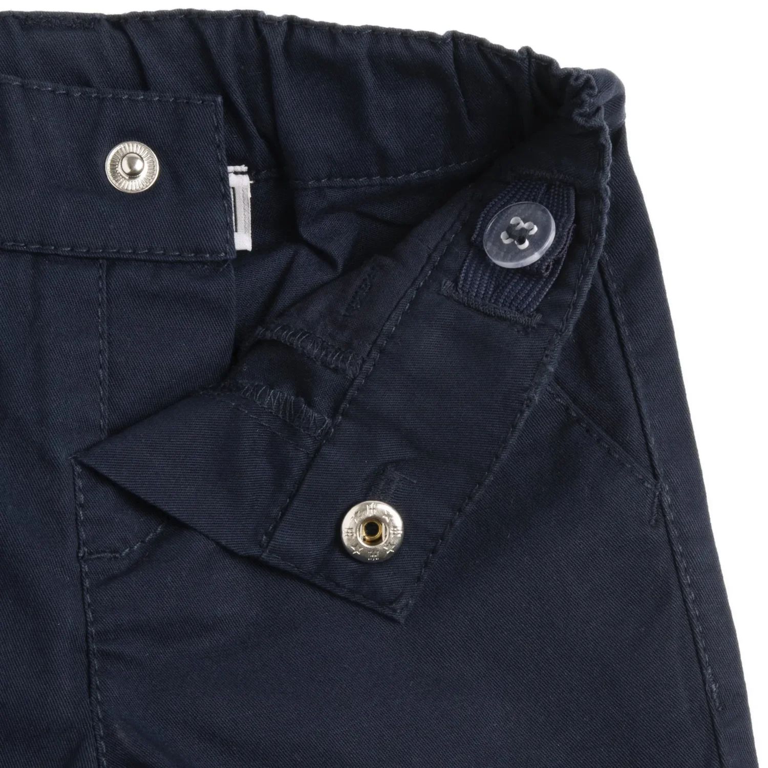 Pantaloncini in tessuto tinta unita blu per ragazzi - chicco - Chicco