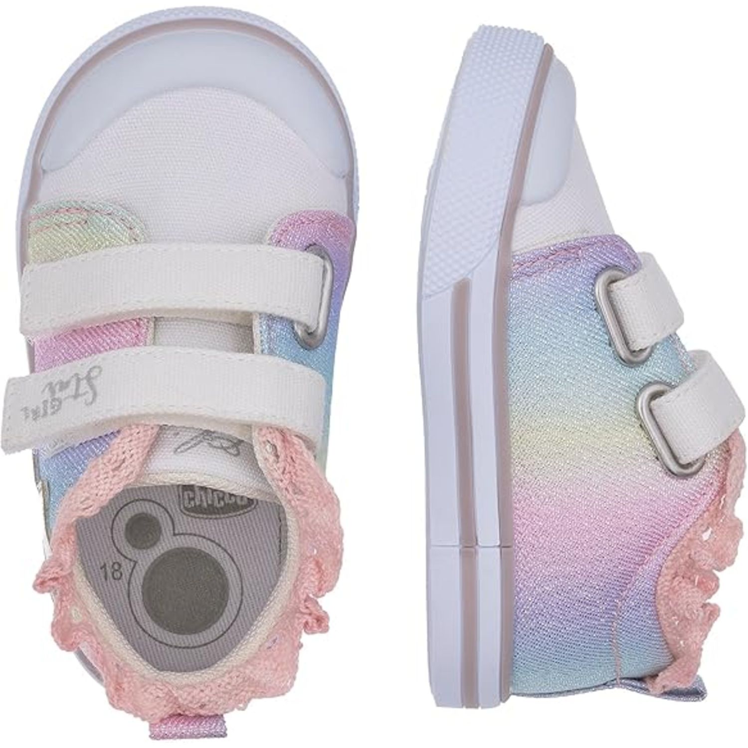 Scarpa giusy fuxia all over fiori - chicco - Chicco