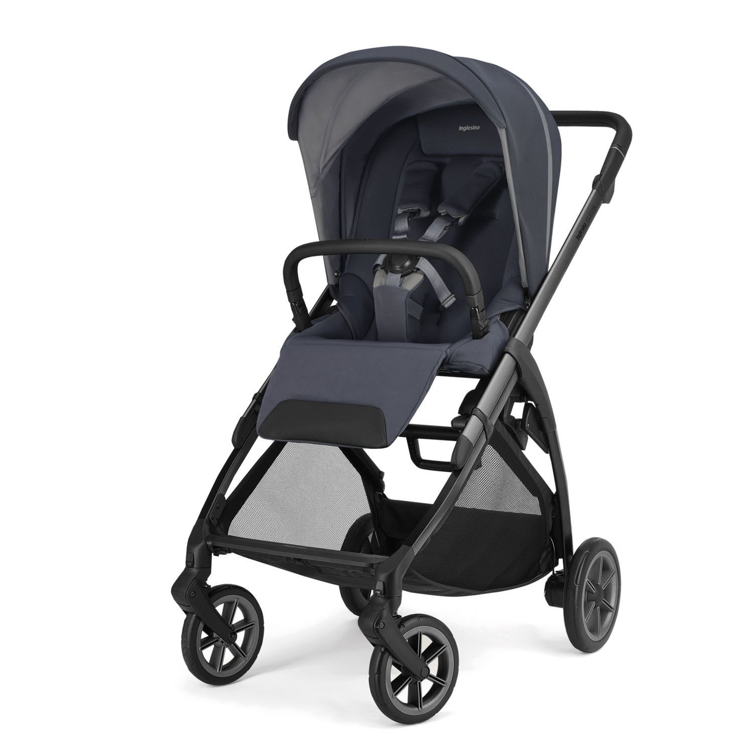 Electa system quattro - rooftop blue con telaio iron e seggiolino auto darwin infant - inglesina - Inglesina