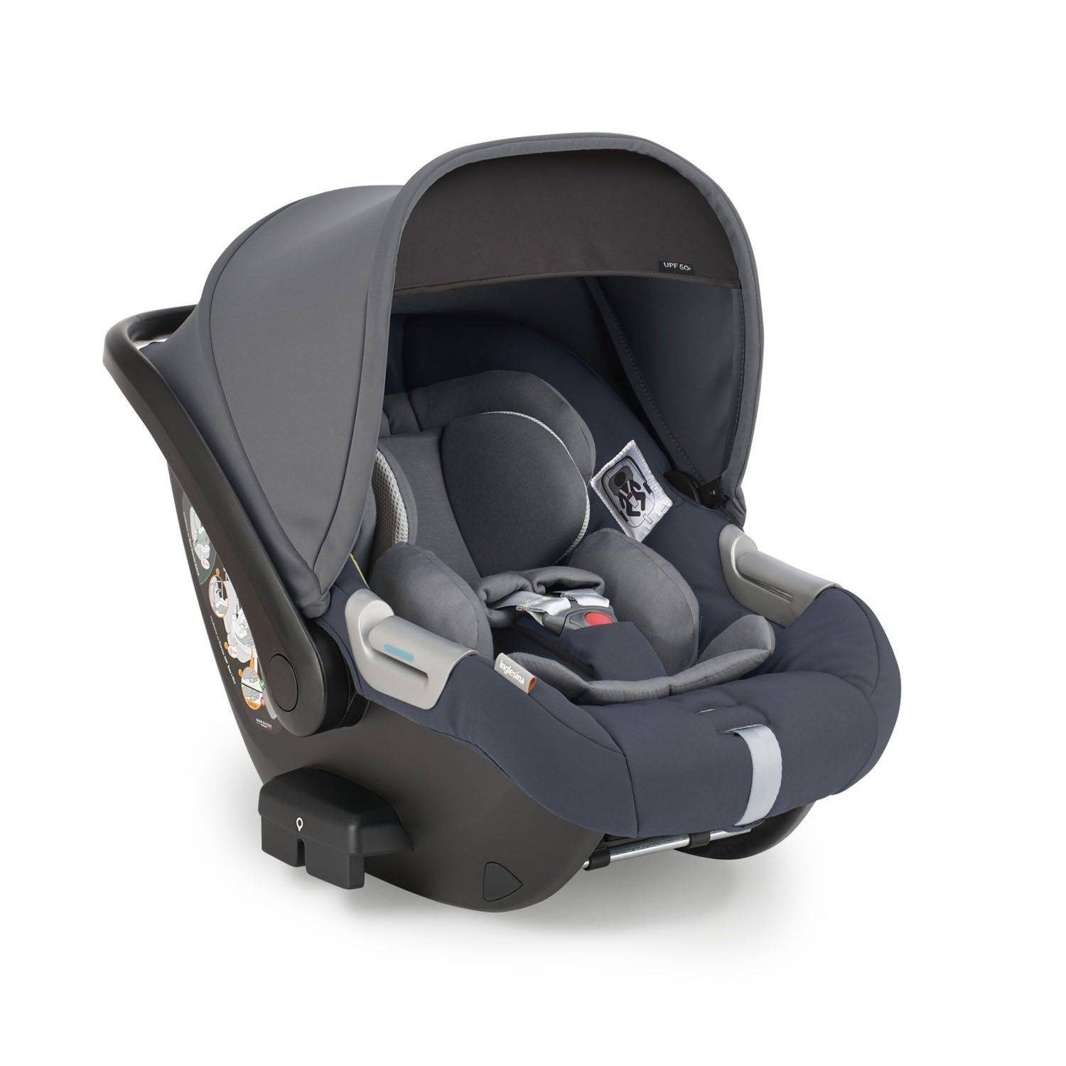 Electa system quattro - rooftop blue con telaio iron e seggiolino auto darwin infant - inglesina - Inglesina