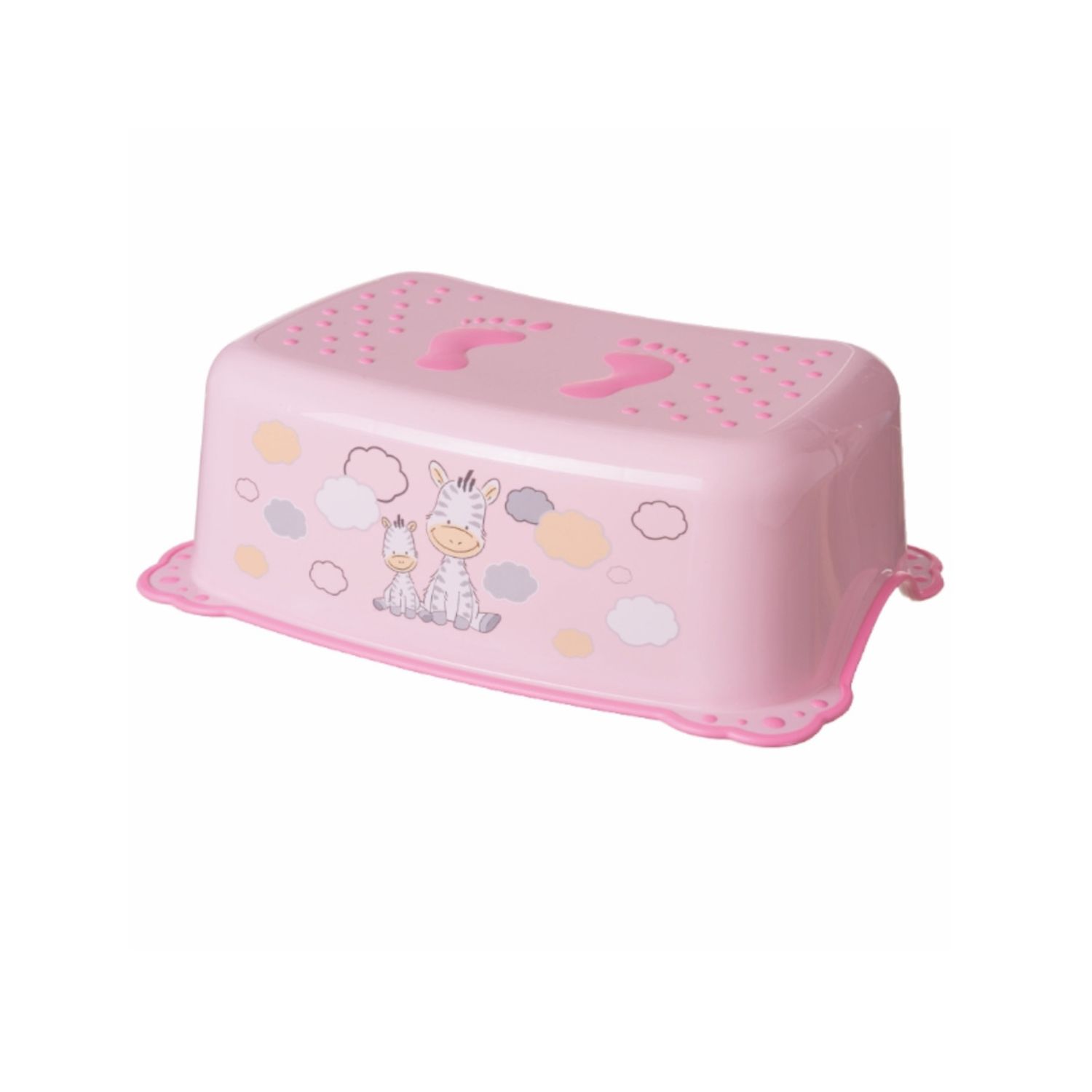Pedana bagno basic zebra rosa - giordani - Giordani