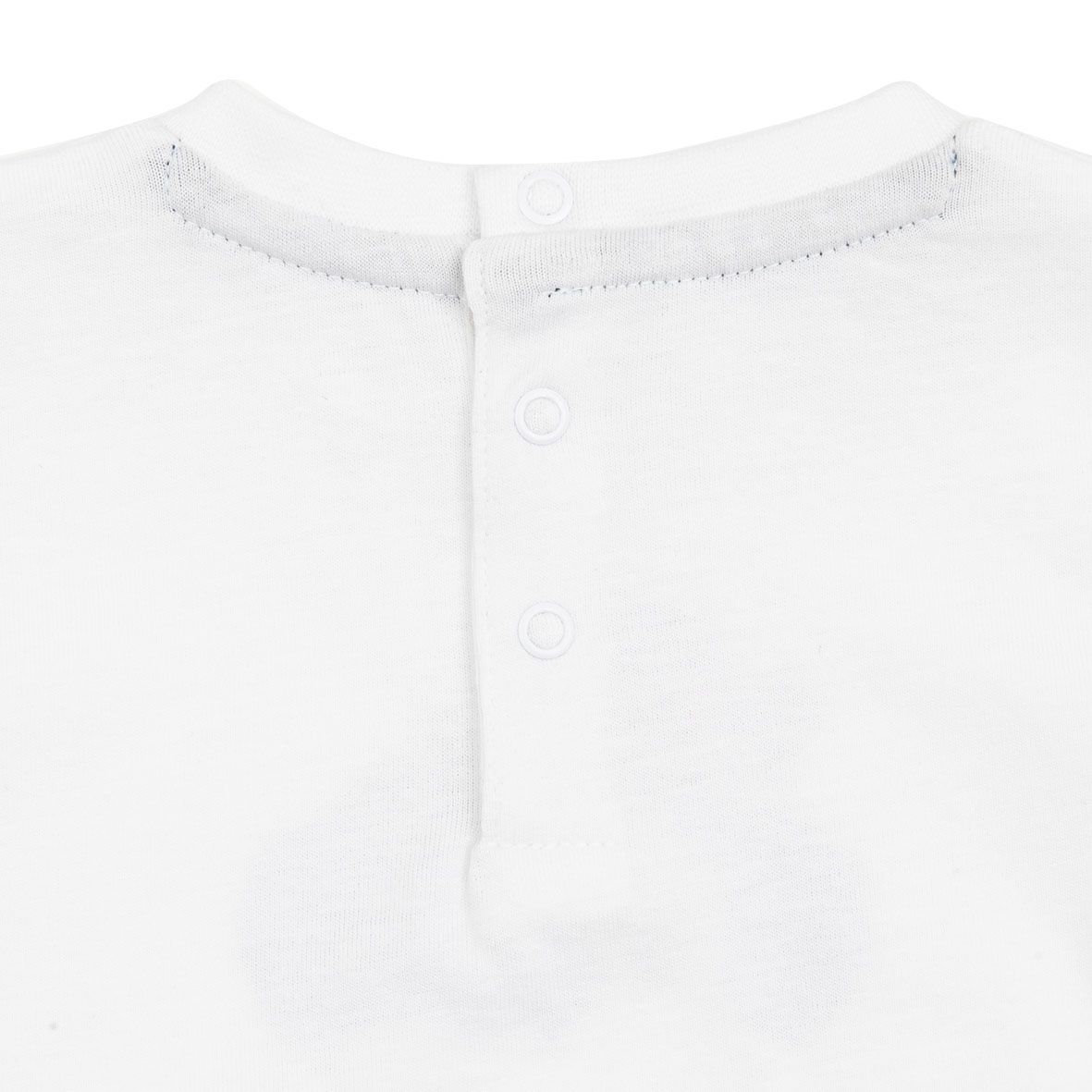 T-shirt jersey bimbo bianca stampa cagnolino - Mawi