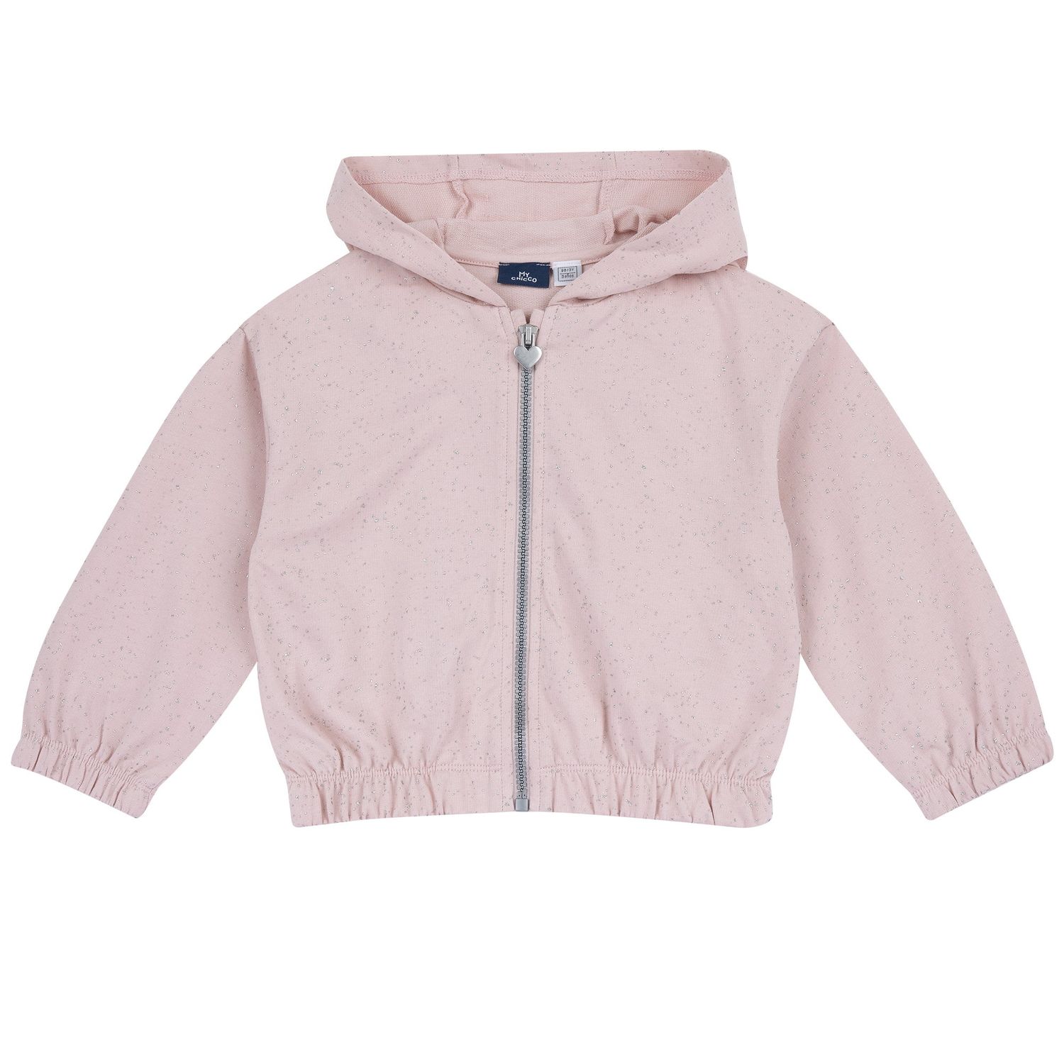 Felpa con zip e cappuccio non felpata - chicco - Chicco