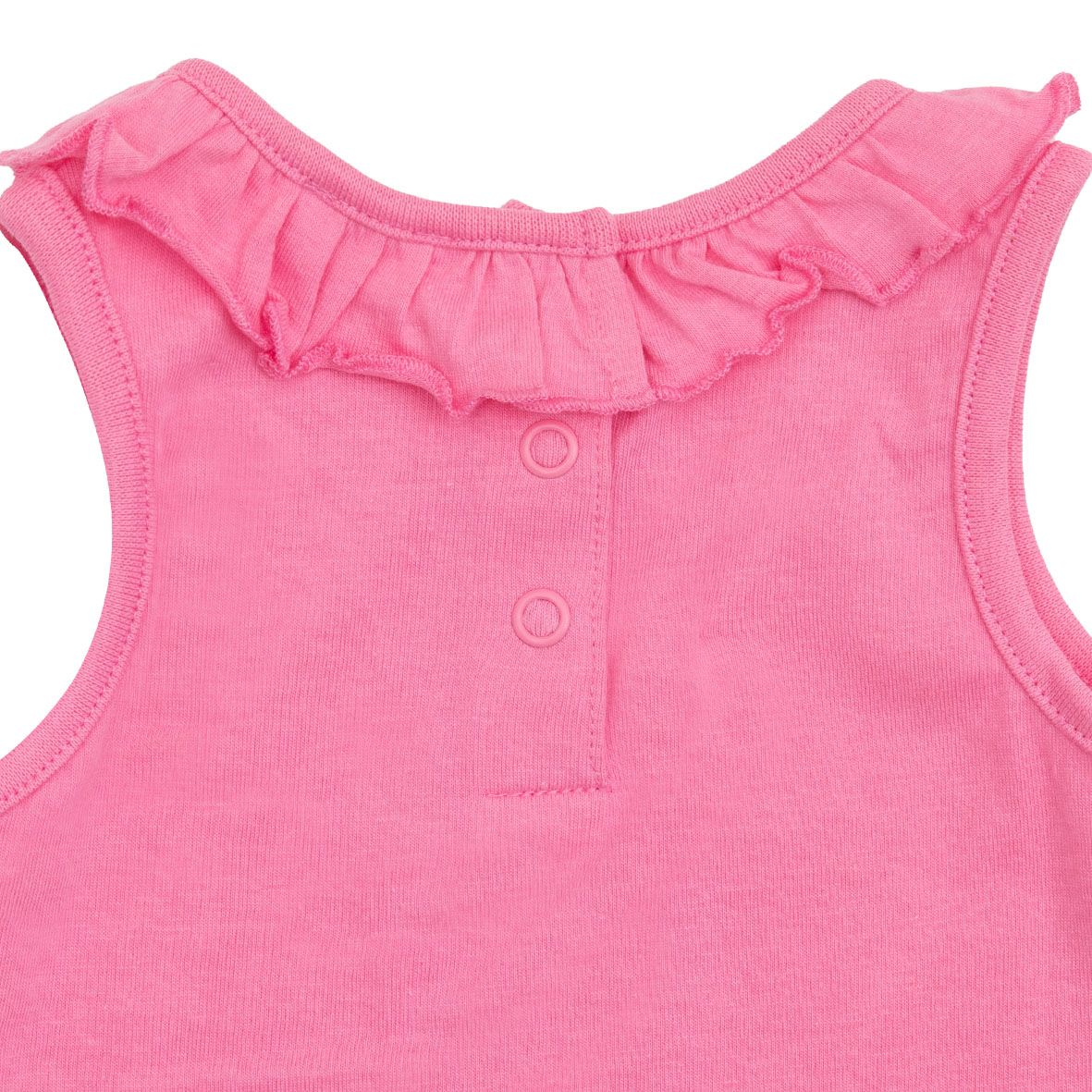 Set estivo 2 pezzi bimba canottiera + short rosa/verde - Mawi