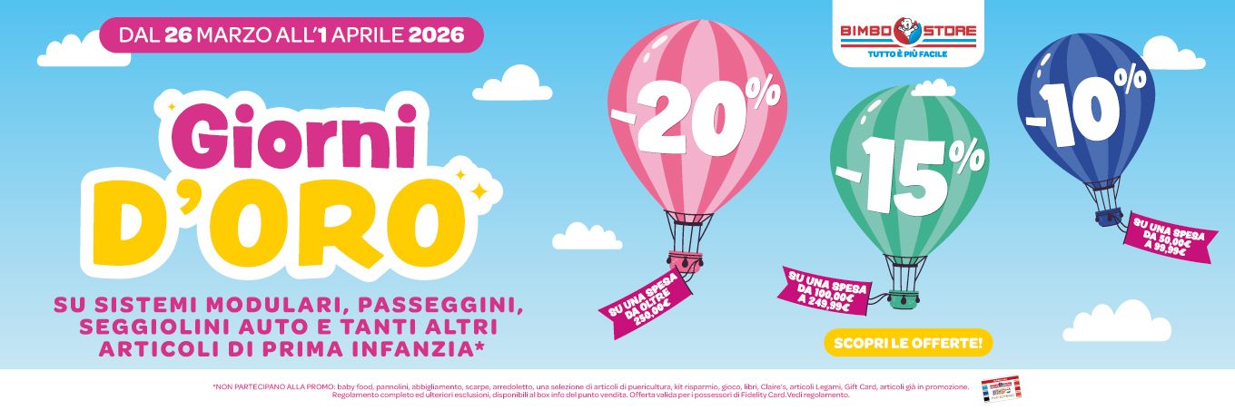 PROMO GIORNI D’ORO