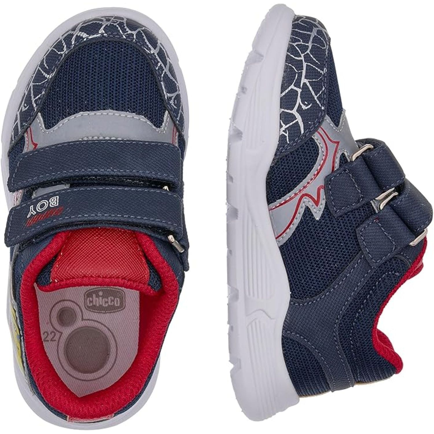 Sneaker con doppio strappo - chicco - Chicco