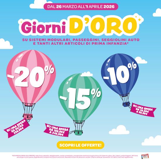 PROMO GIORNI D’ORO