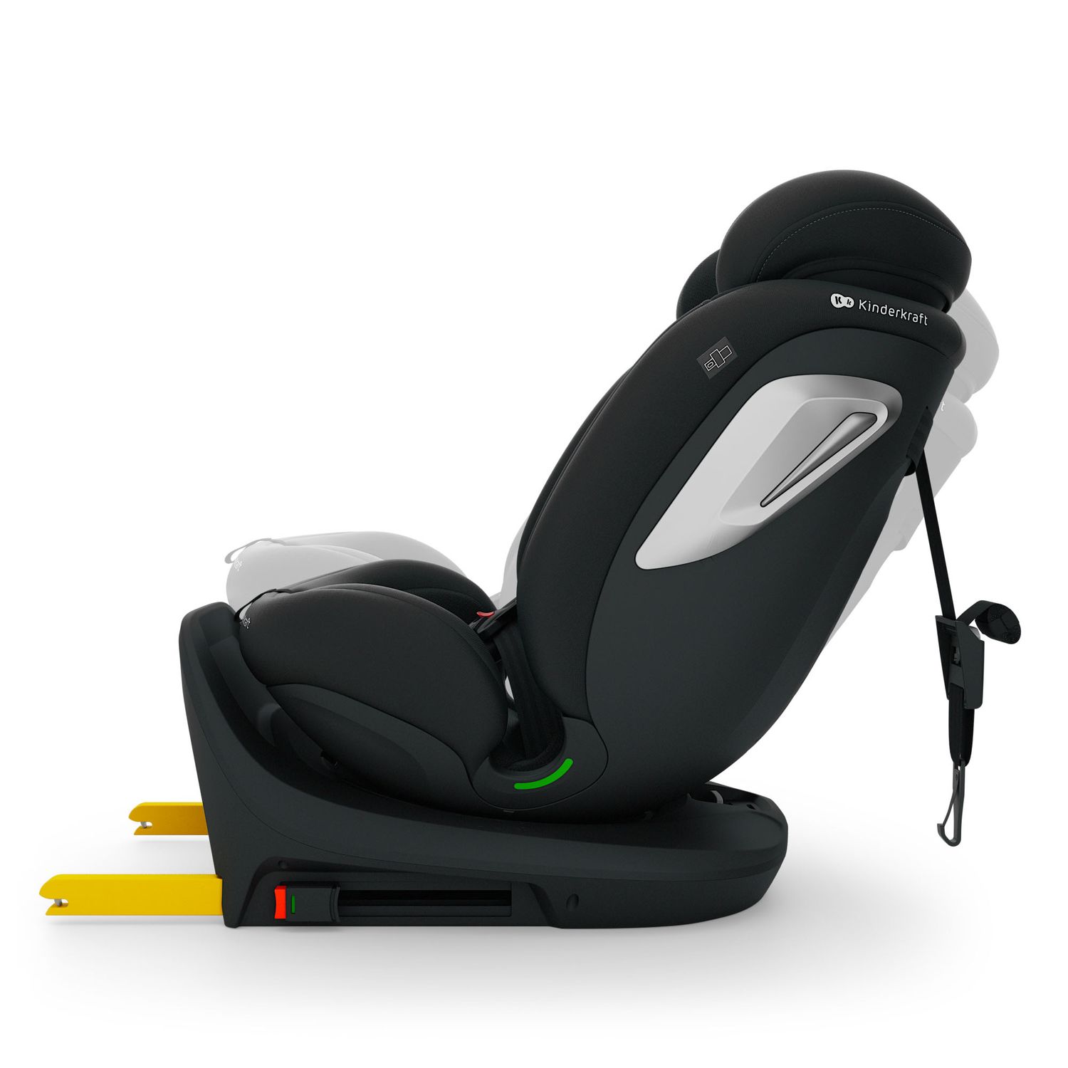 Seggiolino auto i-grow 2 plus i-size 40-150cm - black - kinderkraft - KinderKraft