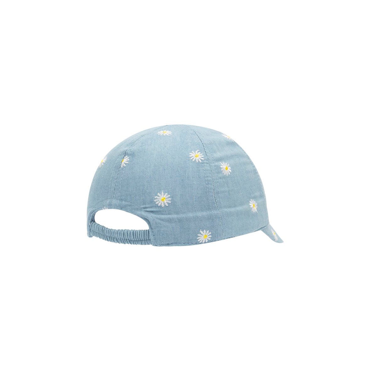 Cappellino baseball bimba denim margherite - Mawi