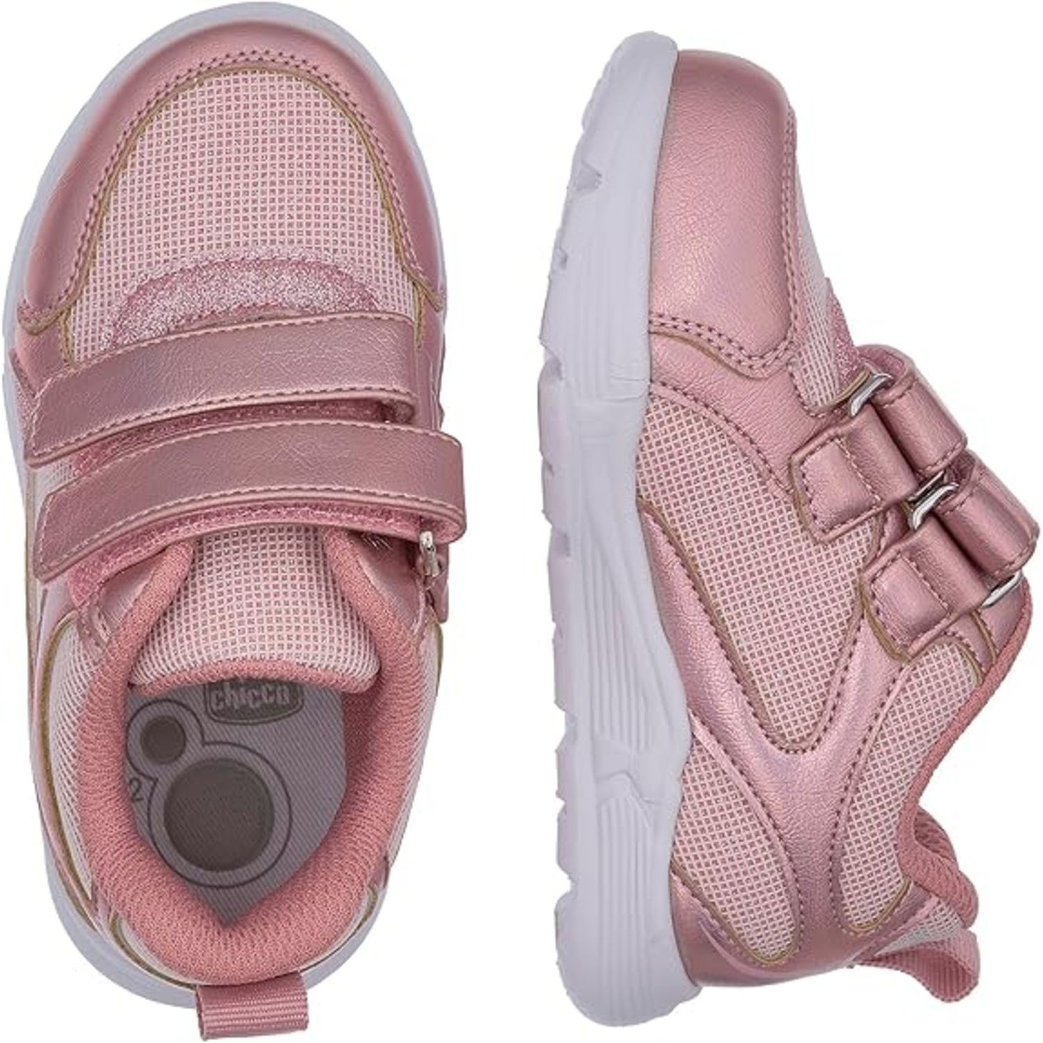 Sneaker bimba con doppio strappo e suola leggera - chicco - Chicco