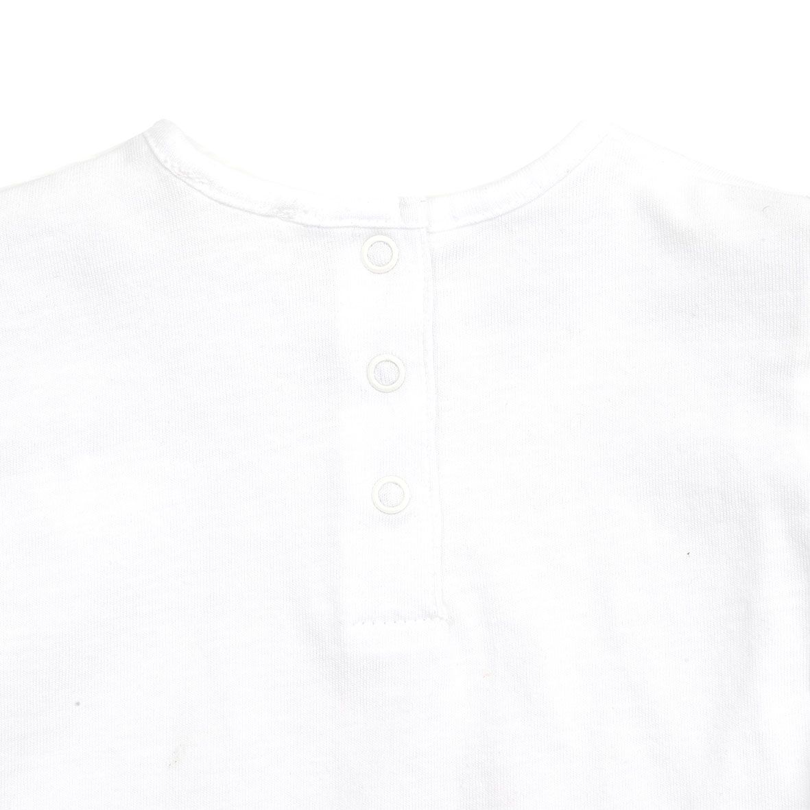 T-shirt sangallo bimba bianca - Mawi