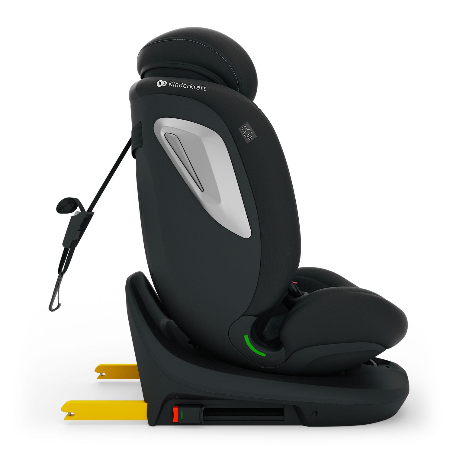 Seggiolino auto i-grow 2 plus i-size 40-150cm - black - kinderkraft - KinderKraft