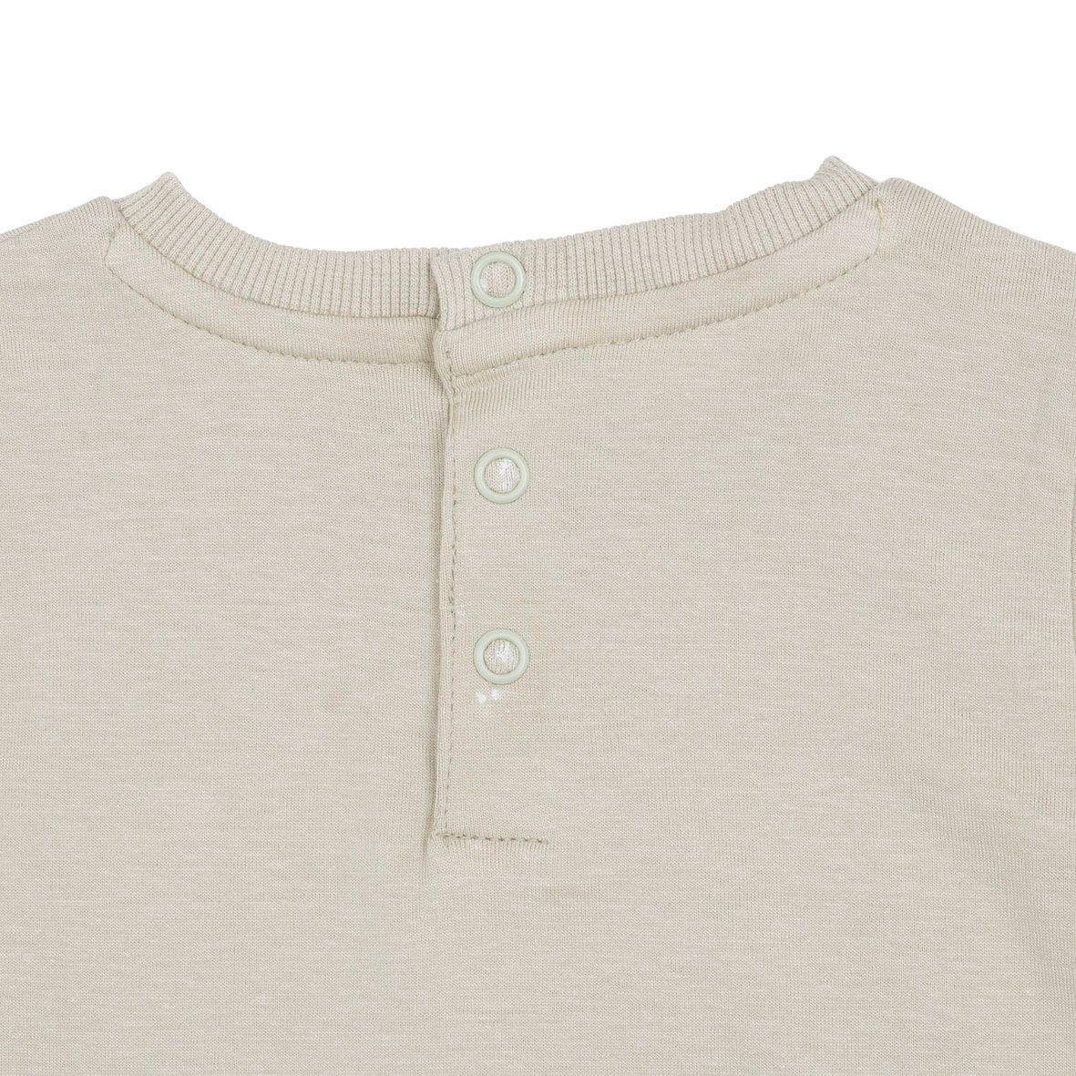 T-shirt jersey bimbo beige stampa leone - Mawi