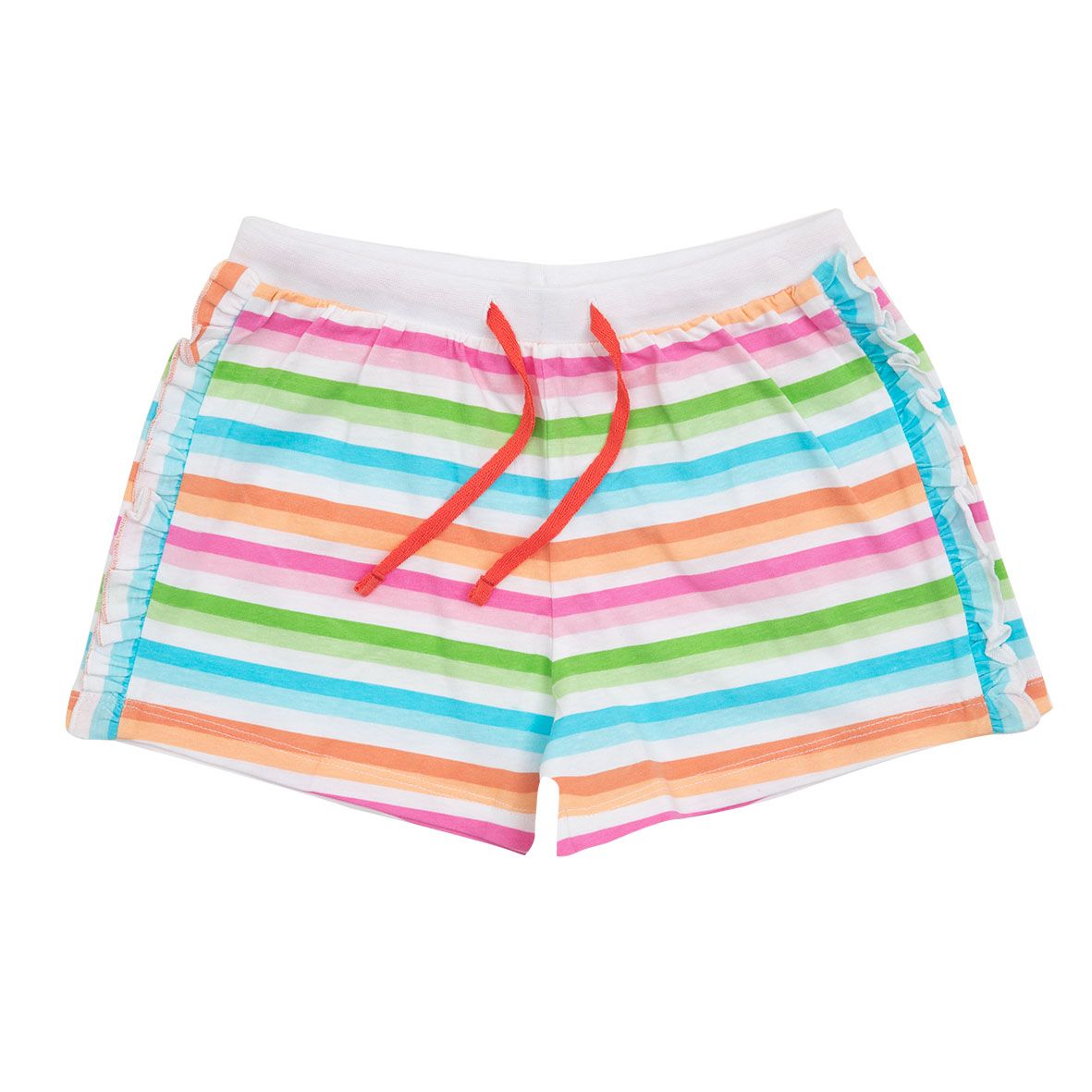 Pantaloncino morbido bimba multicolor con frill - Mawi