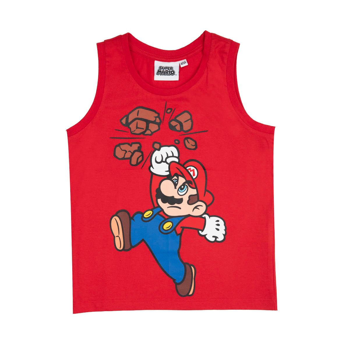 Canottiera bimbo rossa "super mario" - Nintendo