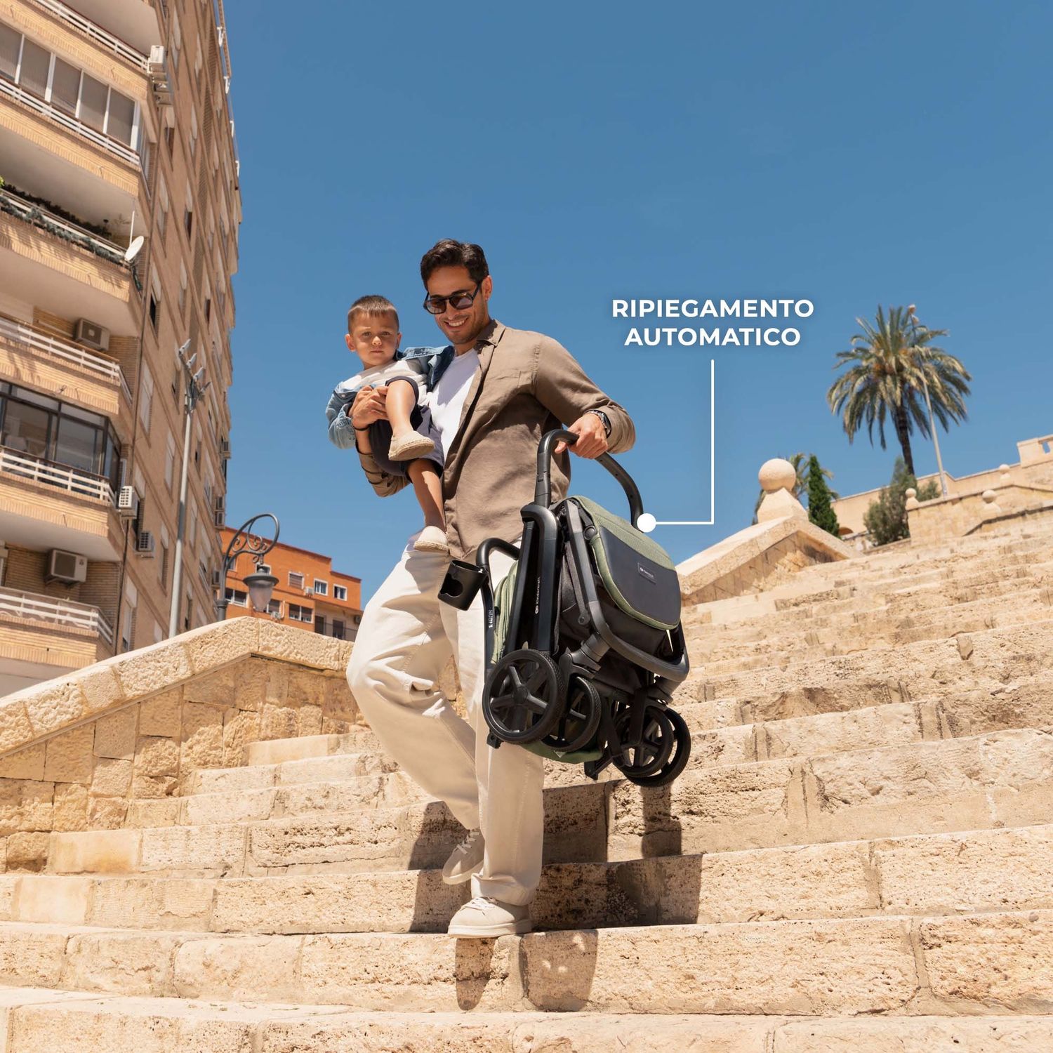 Passeggino leggero nubi 3 - midnight black - kinderkraft - KinderKraft