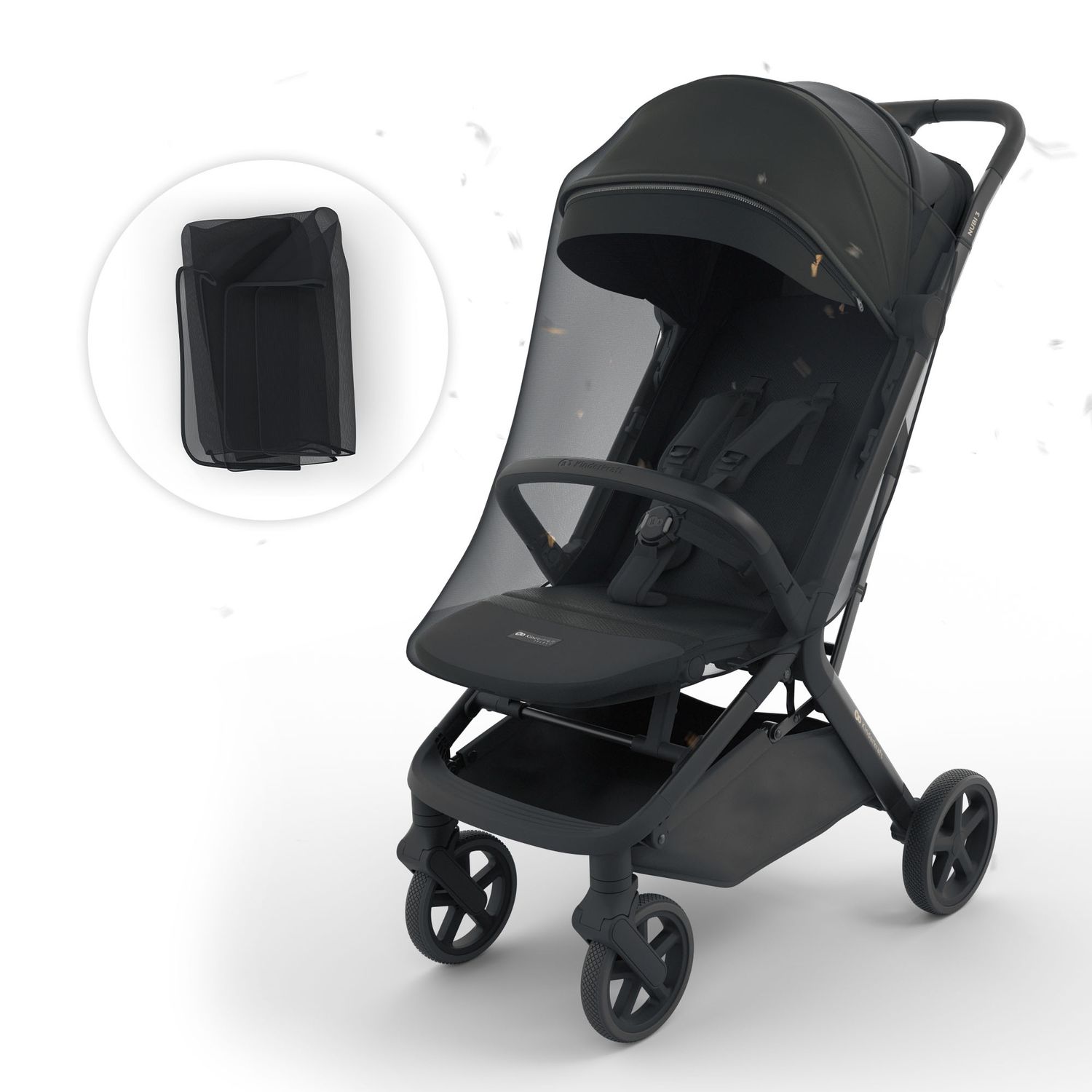 Passeggino leggero nubi 3 - midnight black - kinderkraft - KinderKraft