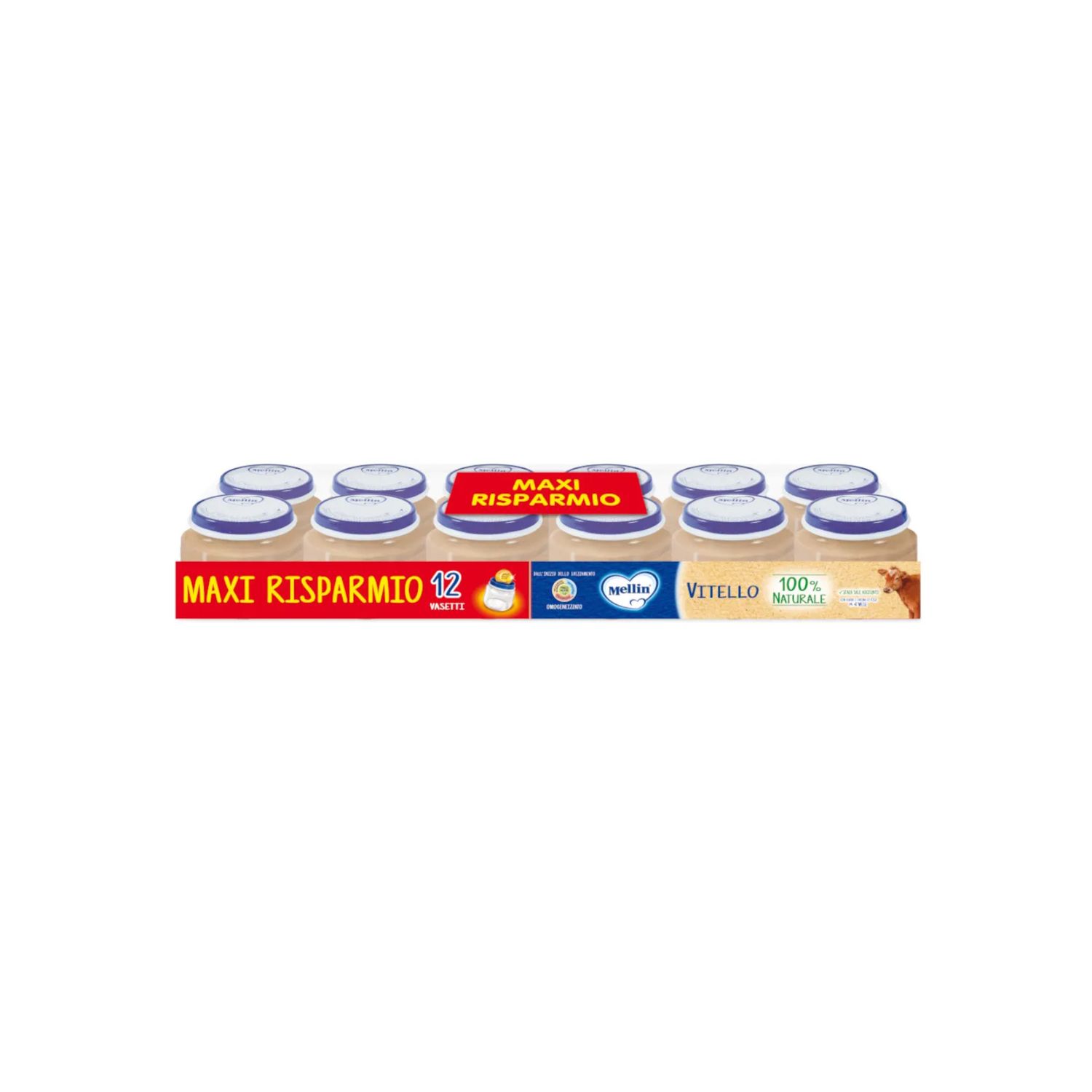 Omogeneizzato vitello 12x80g - mellin - Mellin