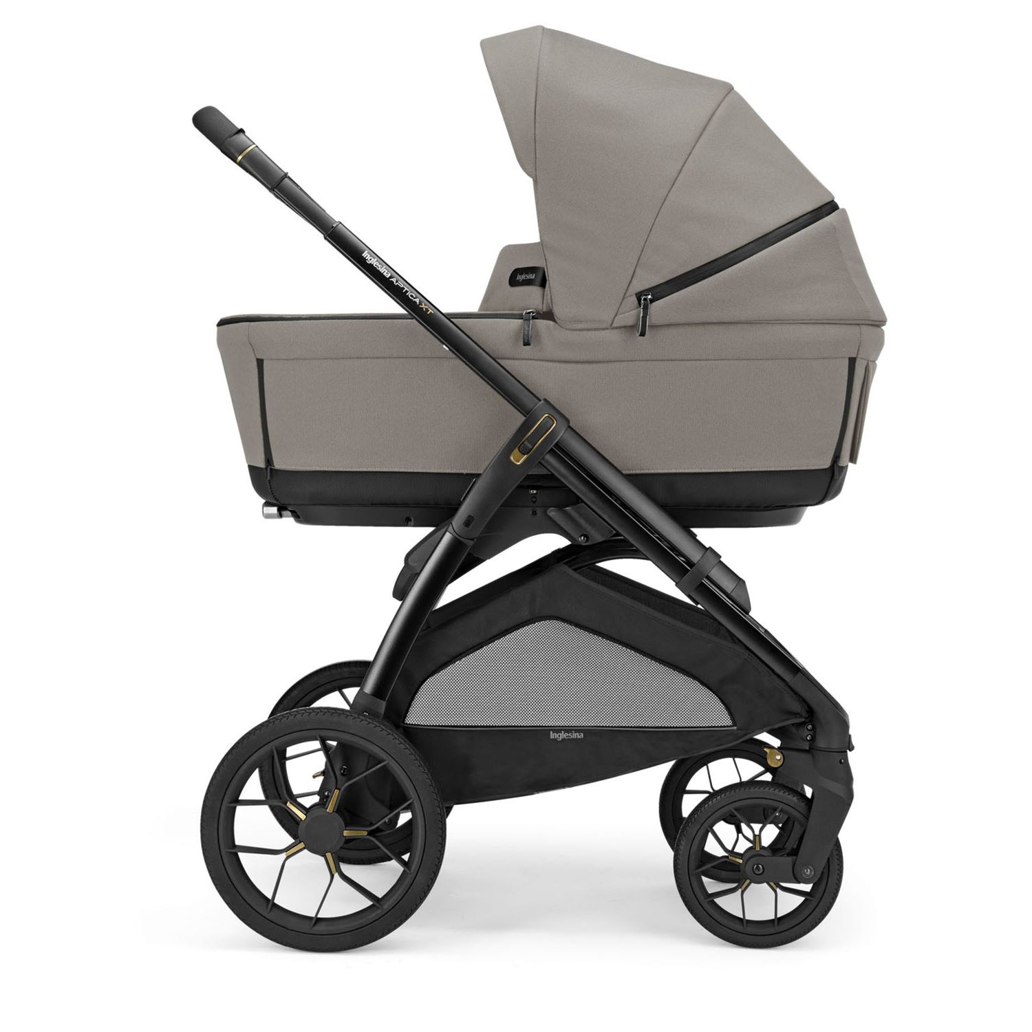 Aptica xt system quattro - tundra beige con telaio nero e seggiolino auto darwin infant - inglesina - Inglesina