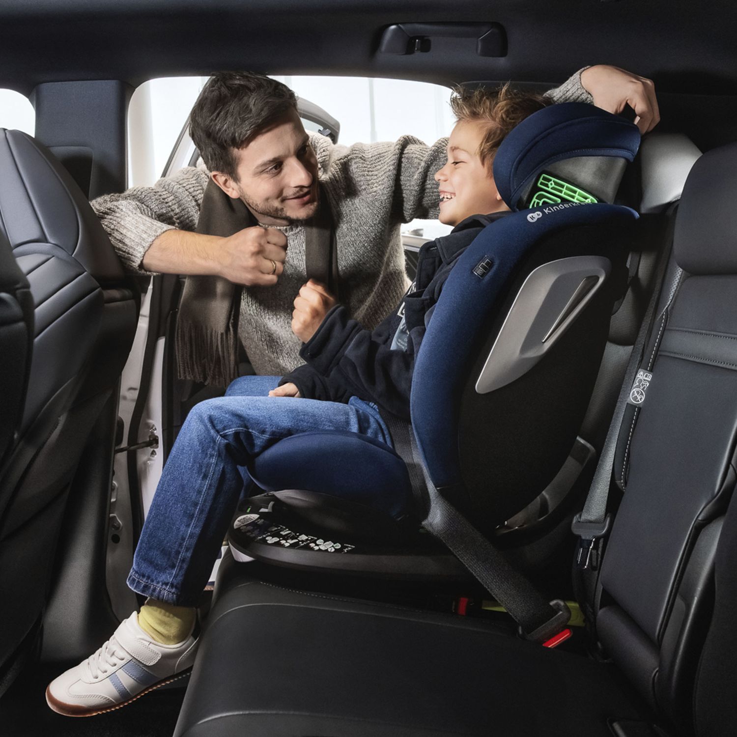 Seggiolino auto i-grow 2 plus i-size 40-150cm - black - kinderkraft - KinderKraft