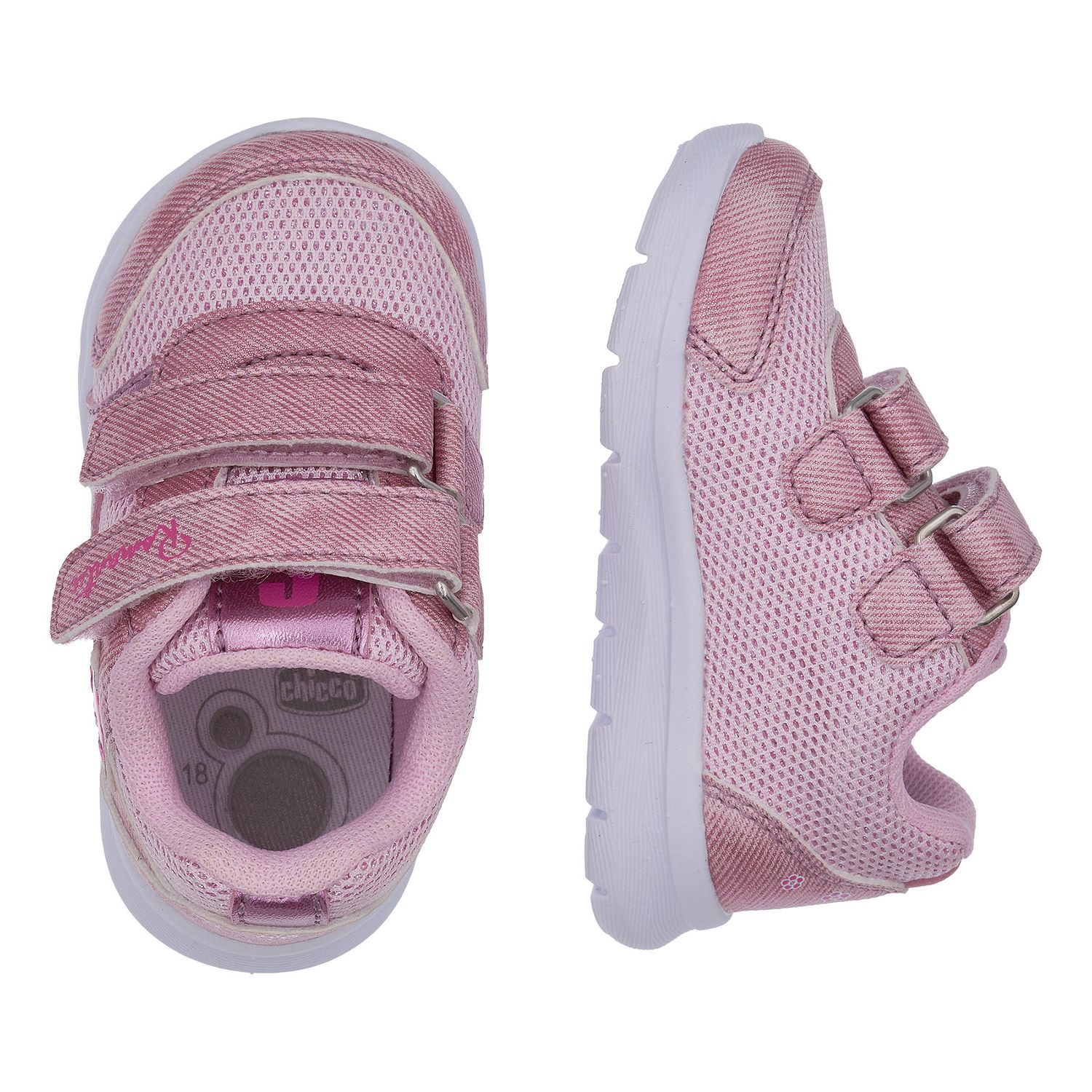 Sneaker bimba con doppio strappo e suola leggera - chicco - Chicco