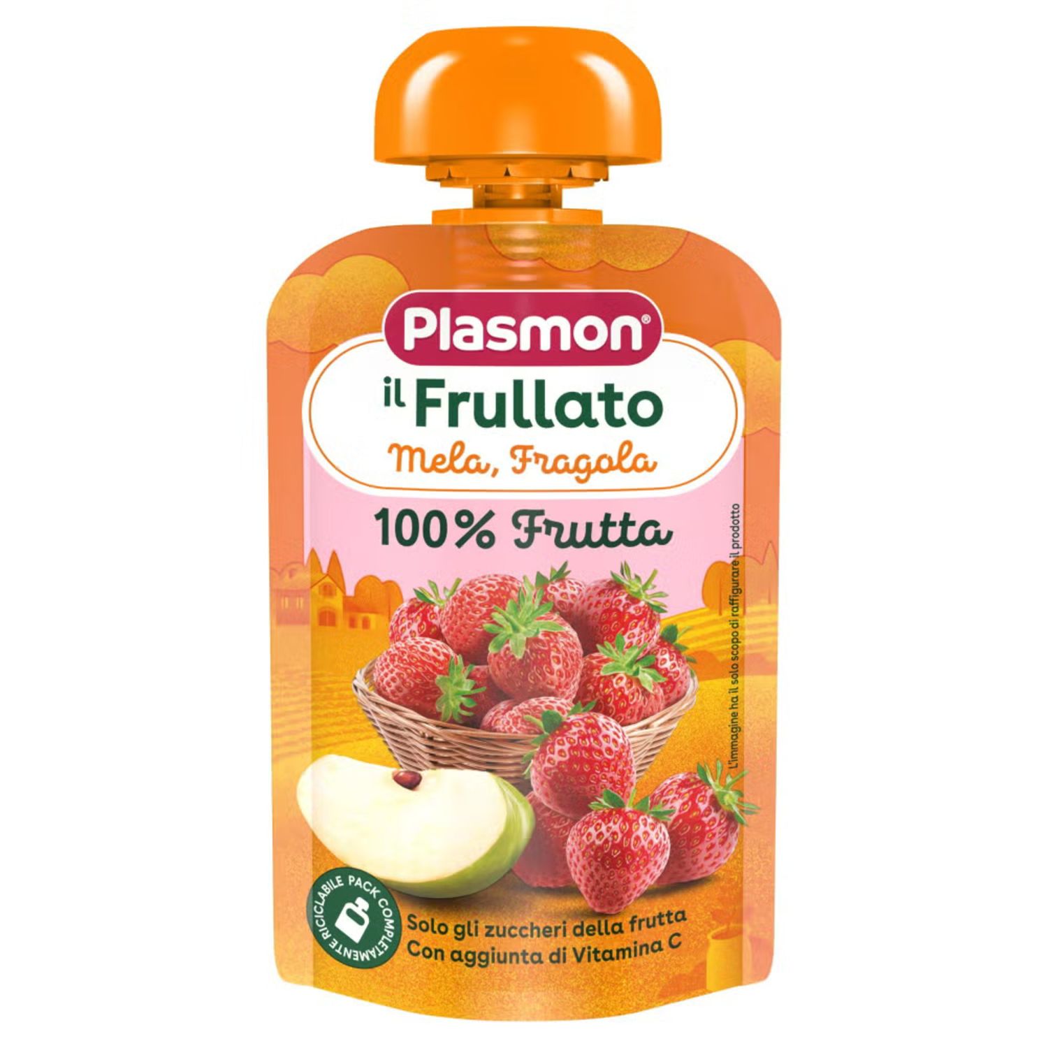 Spremi e gusta mela e fragola 100g - plasmon - Plasmon