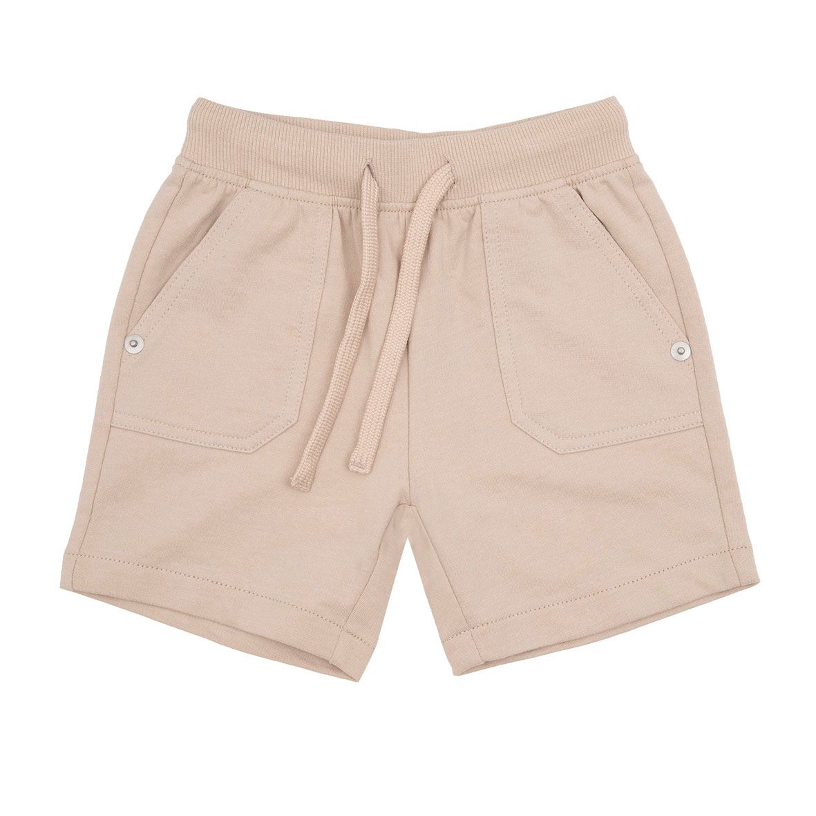 Short morbido bimbo beige con tasche - Mawi