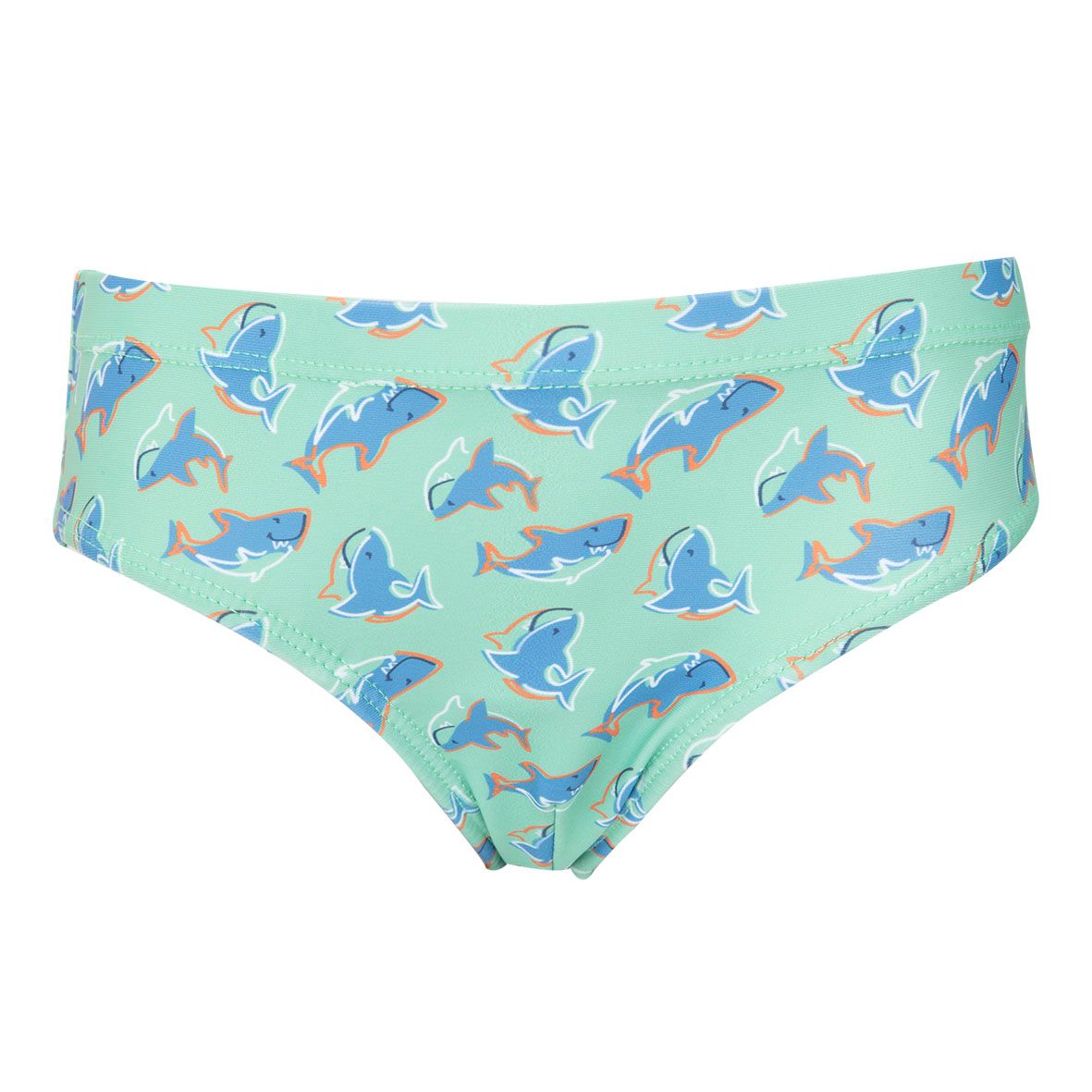 Costume slip bimbo verde stampato - Mawi