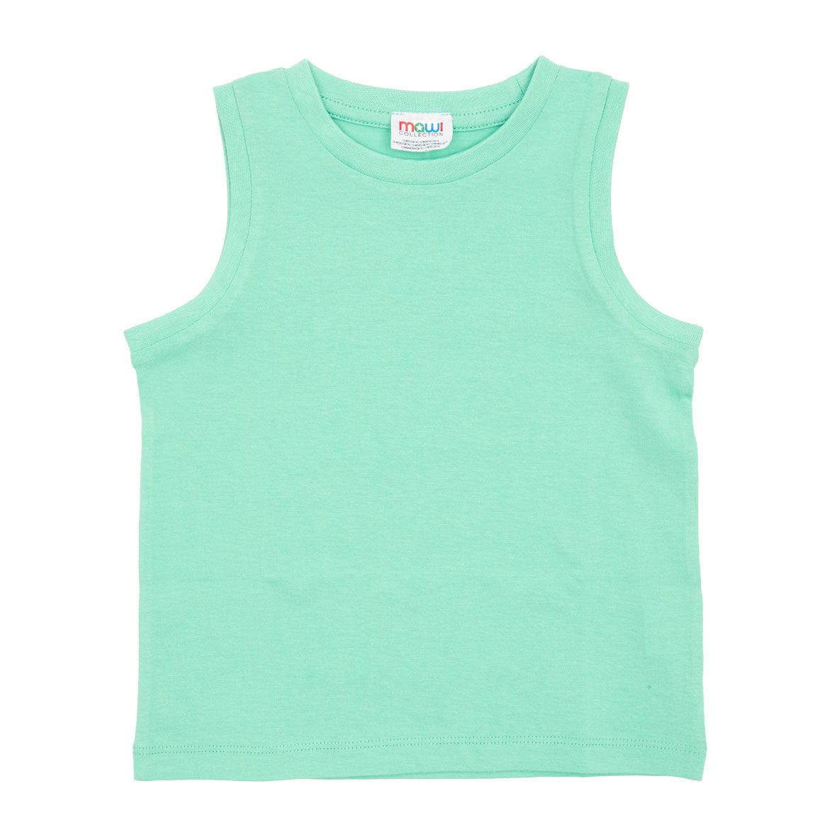 Canotta jersey bimbo verde chiaro - Mawi